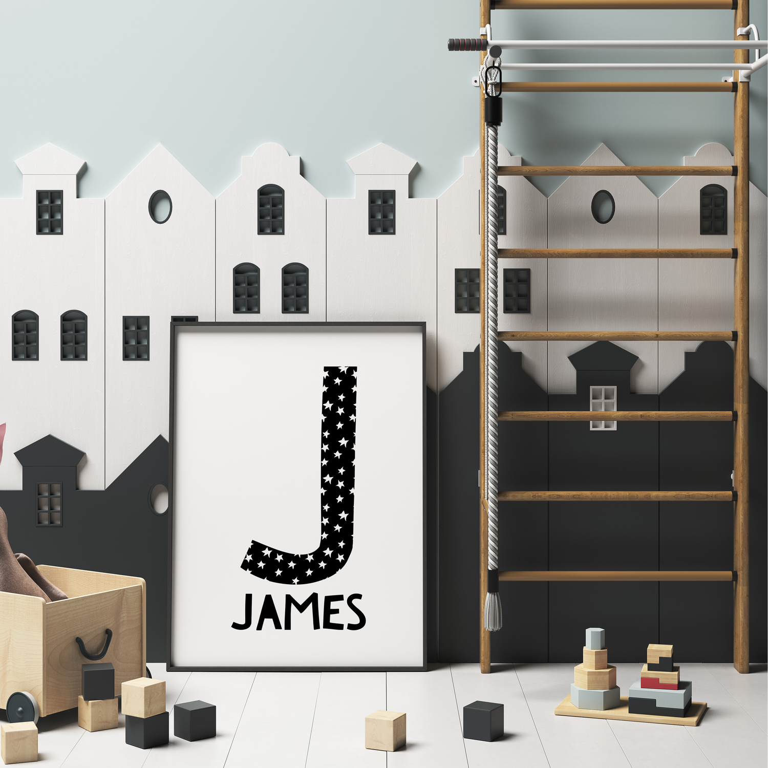 Stars Letter Name Print