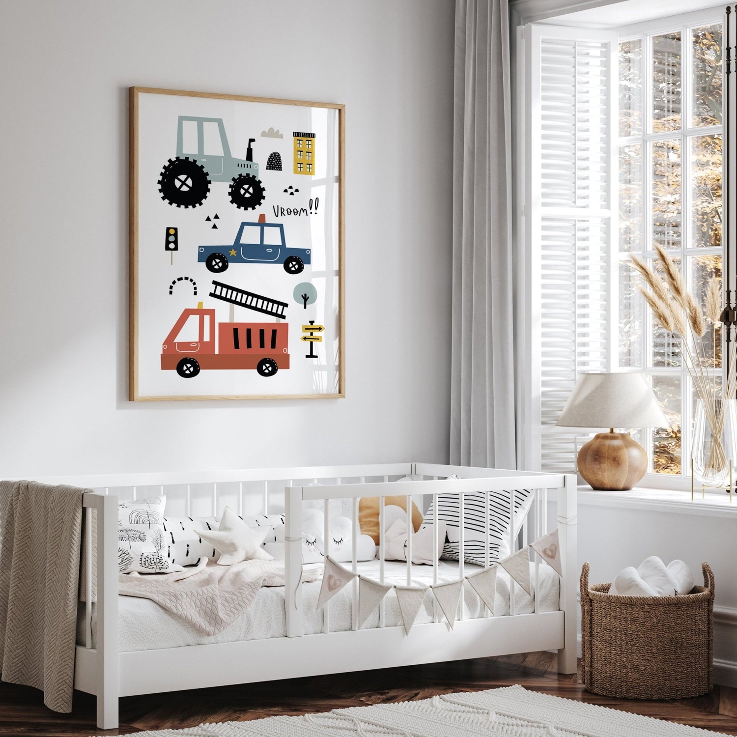 Construction & Emergency Vehicles Print