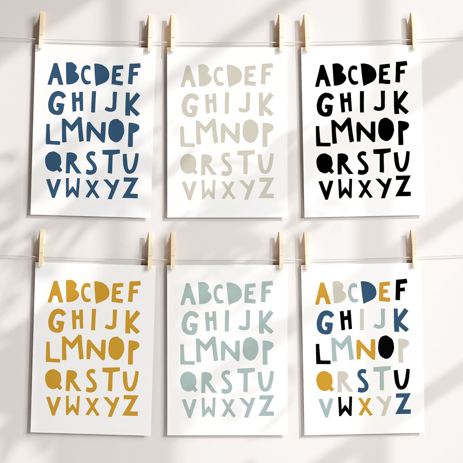 Construction Vehicles & Alphabet Prints