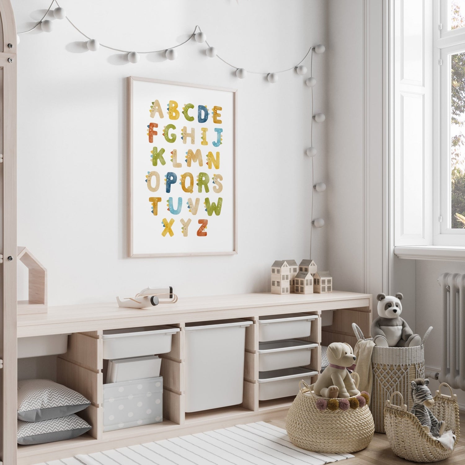 Dinosaur Alphabet Print