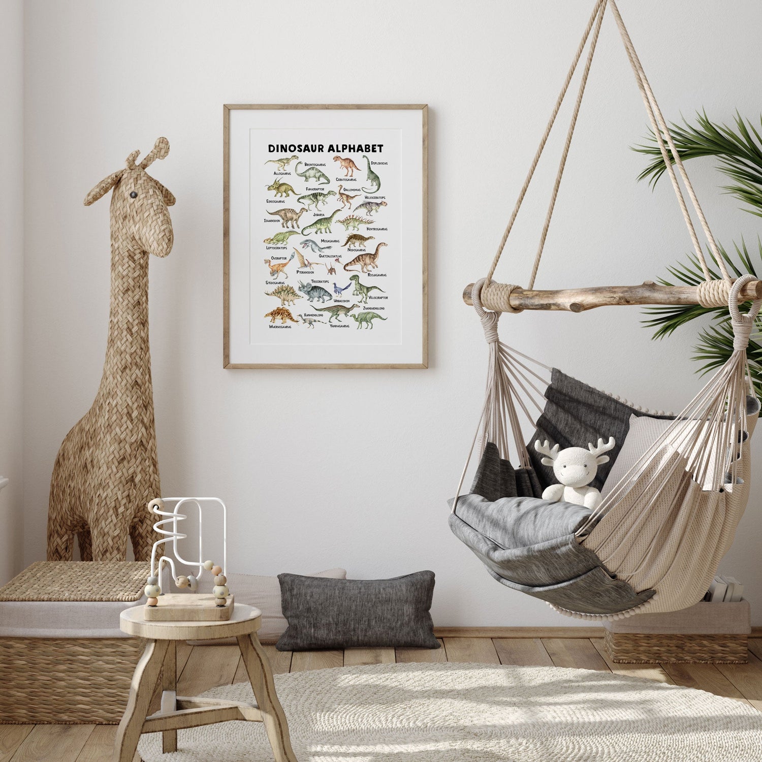 Dinosaur Alphabet Print