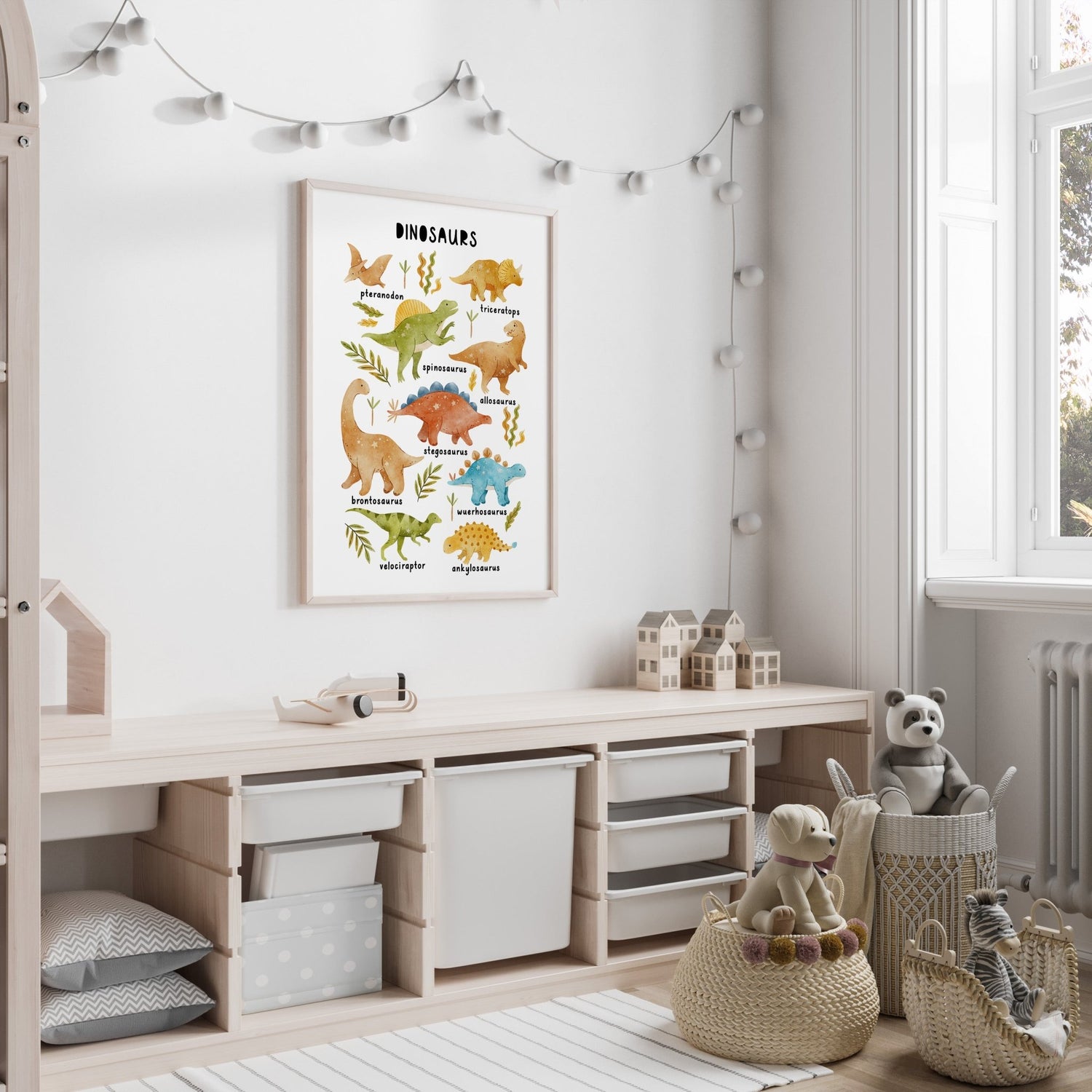 Dinosaur Chart Print