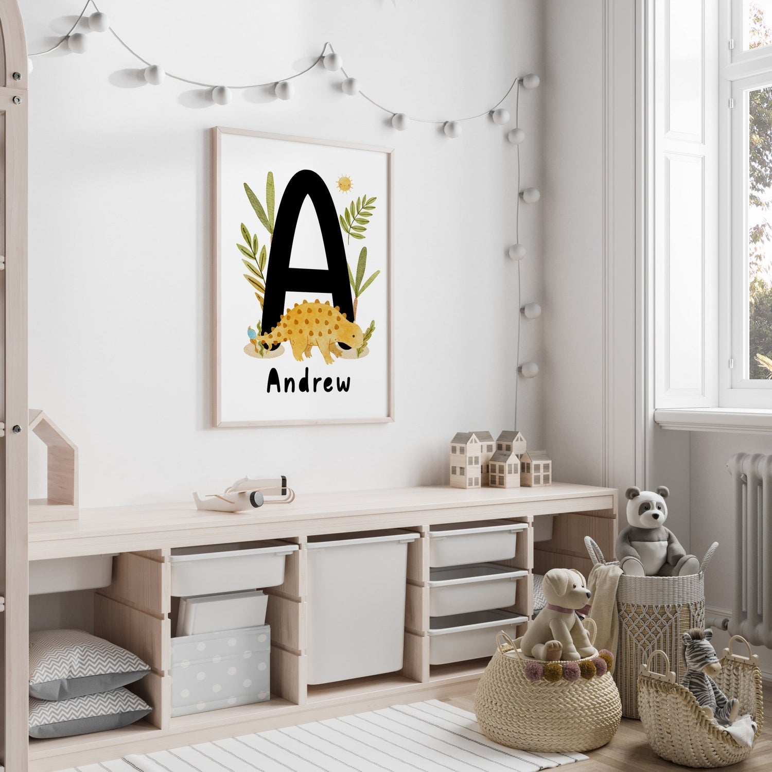 Dinosaur Name Print - Ankylosaurus