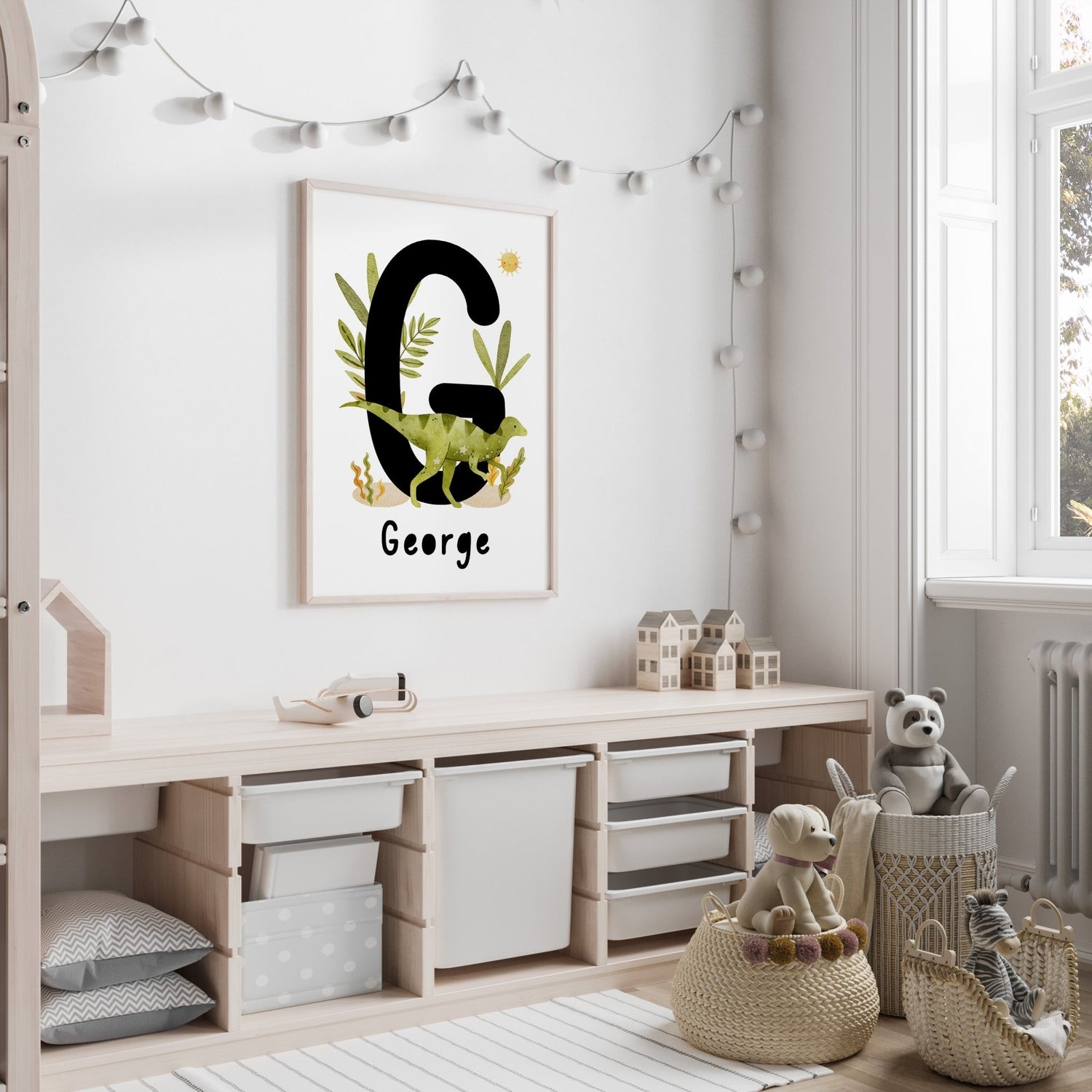 Dinosaur Name Print - Velociraptor