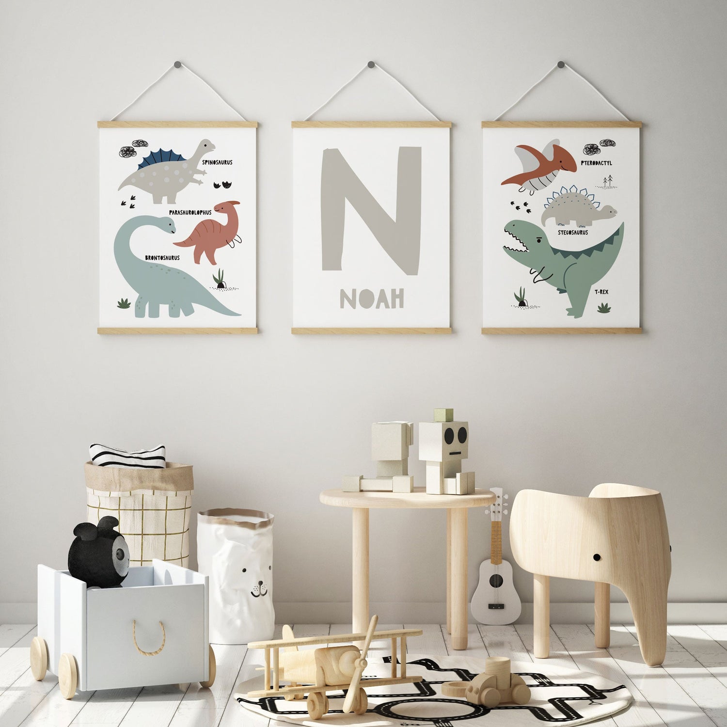 Dinosaurs & Name Prints