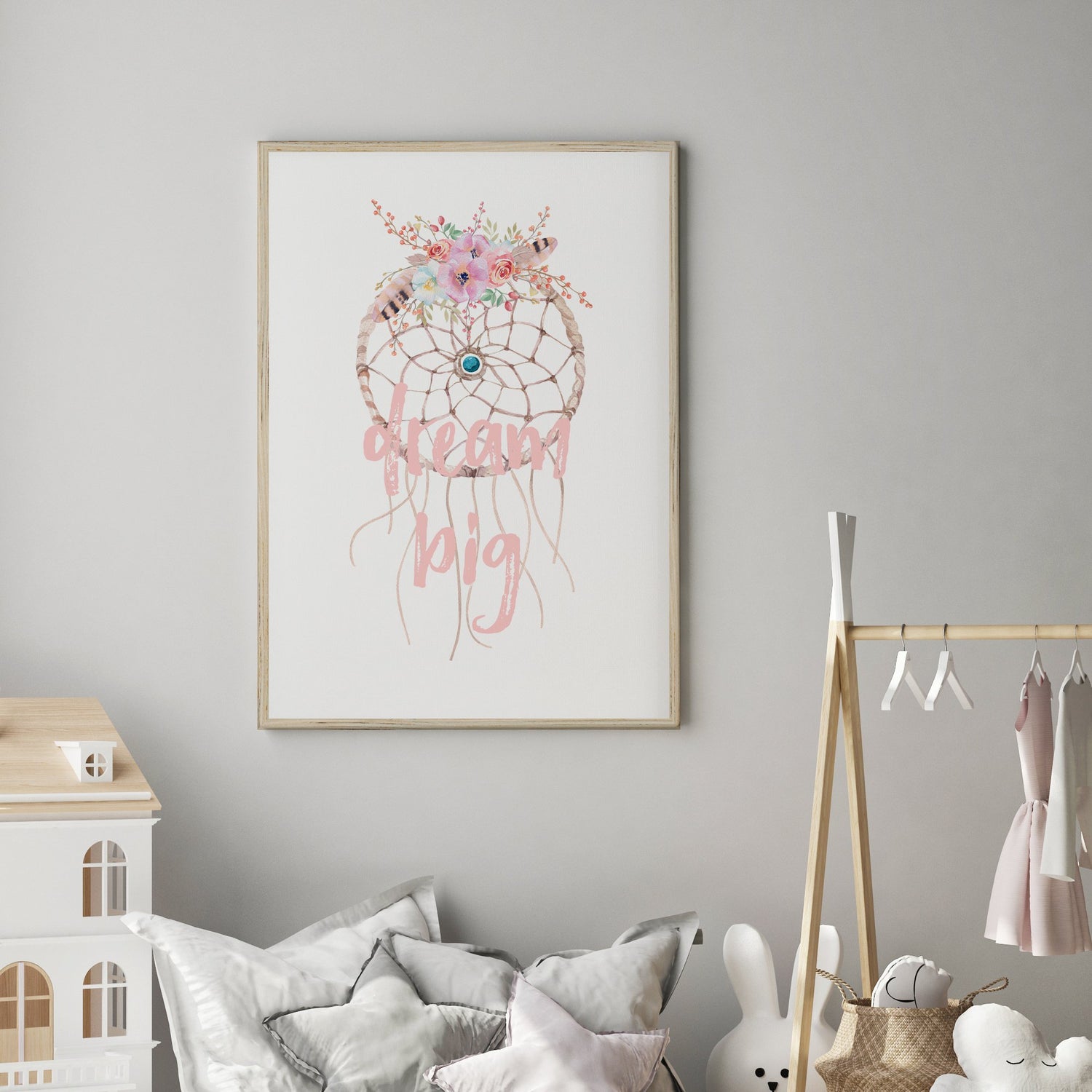 Dream Big Dreamcatcher Print