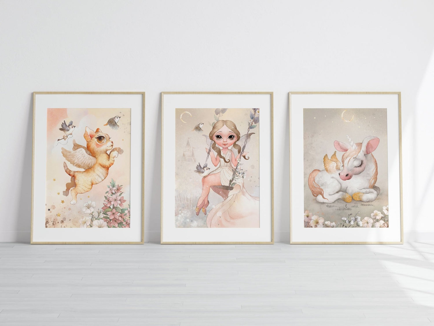 Fairy, Unicorn & Kitten Prints