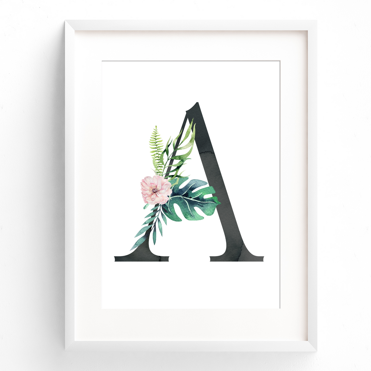 Girls Nursery prints, jungle nursery, tropical nursery