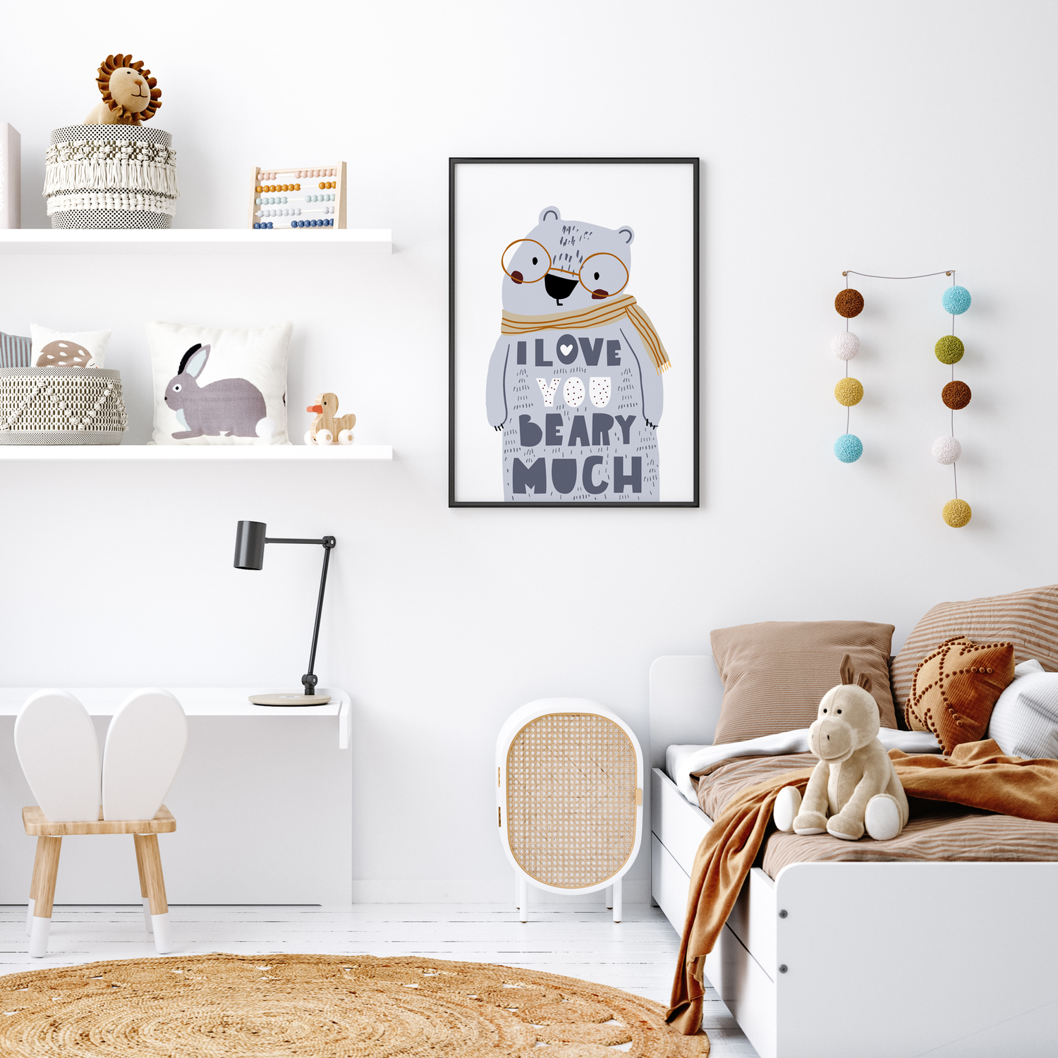 Woodland Bear Print