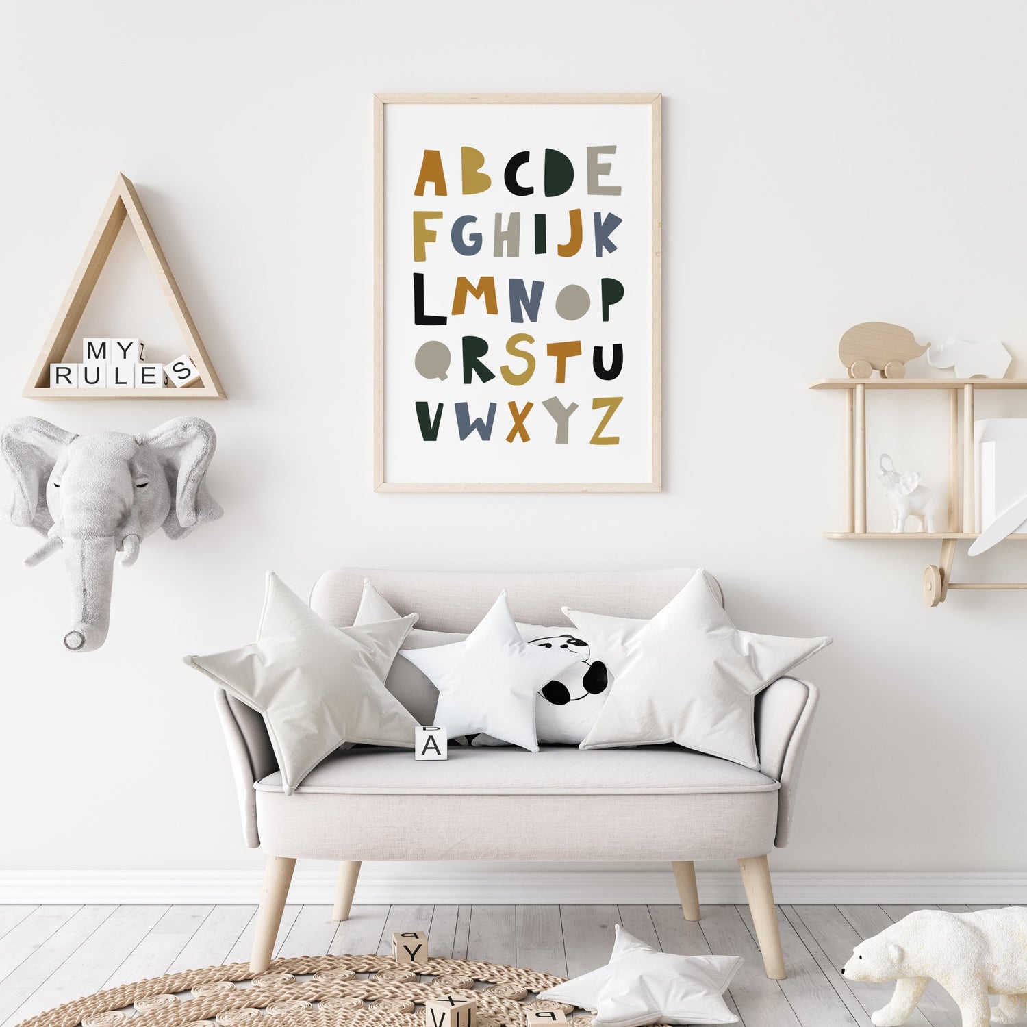 Jungle Alphabet Print