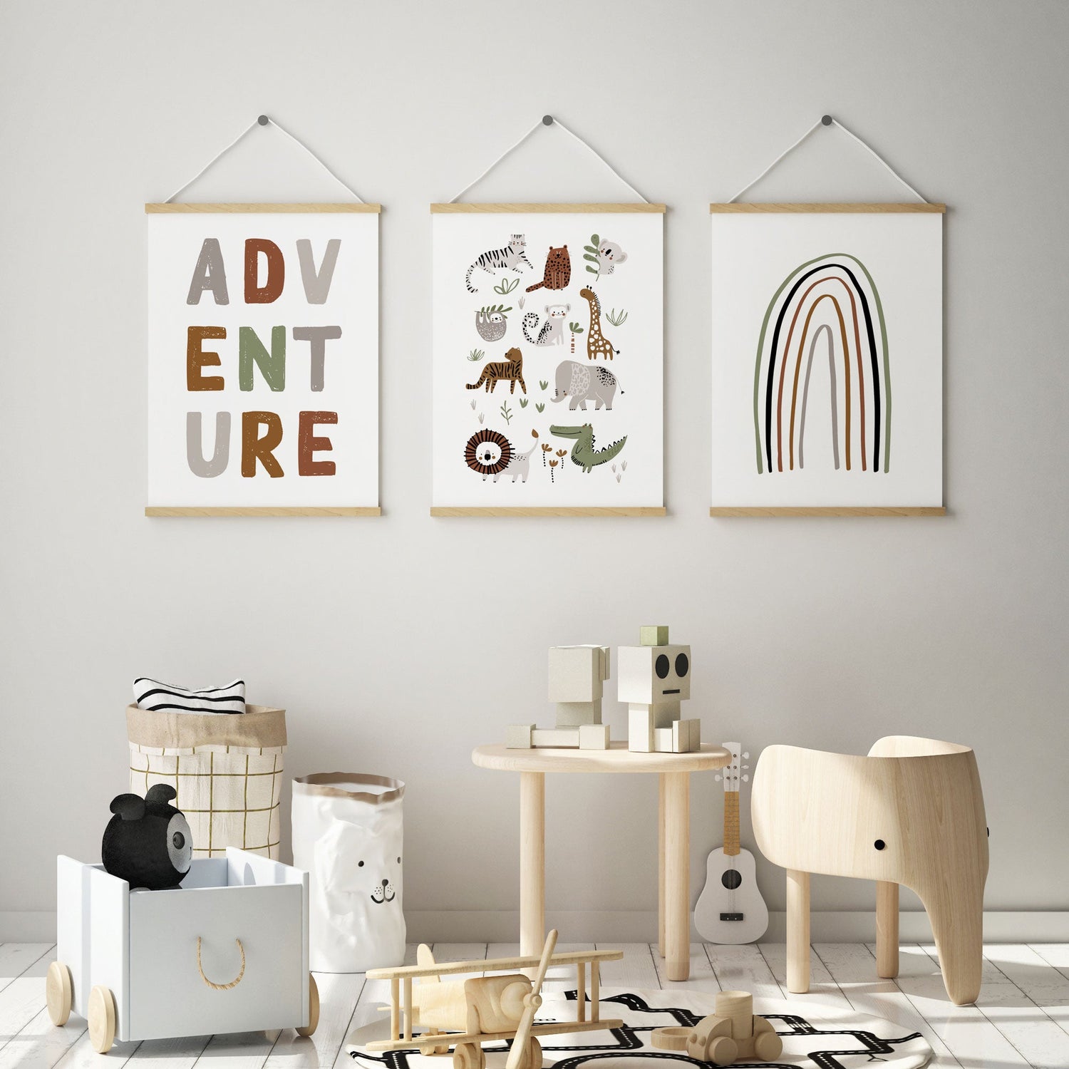 Jungle Animals, Adventure & Rainbow Prints