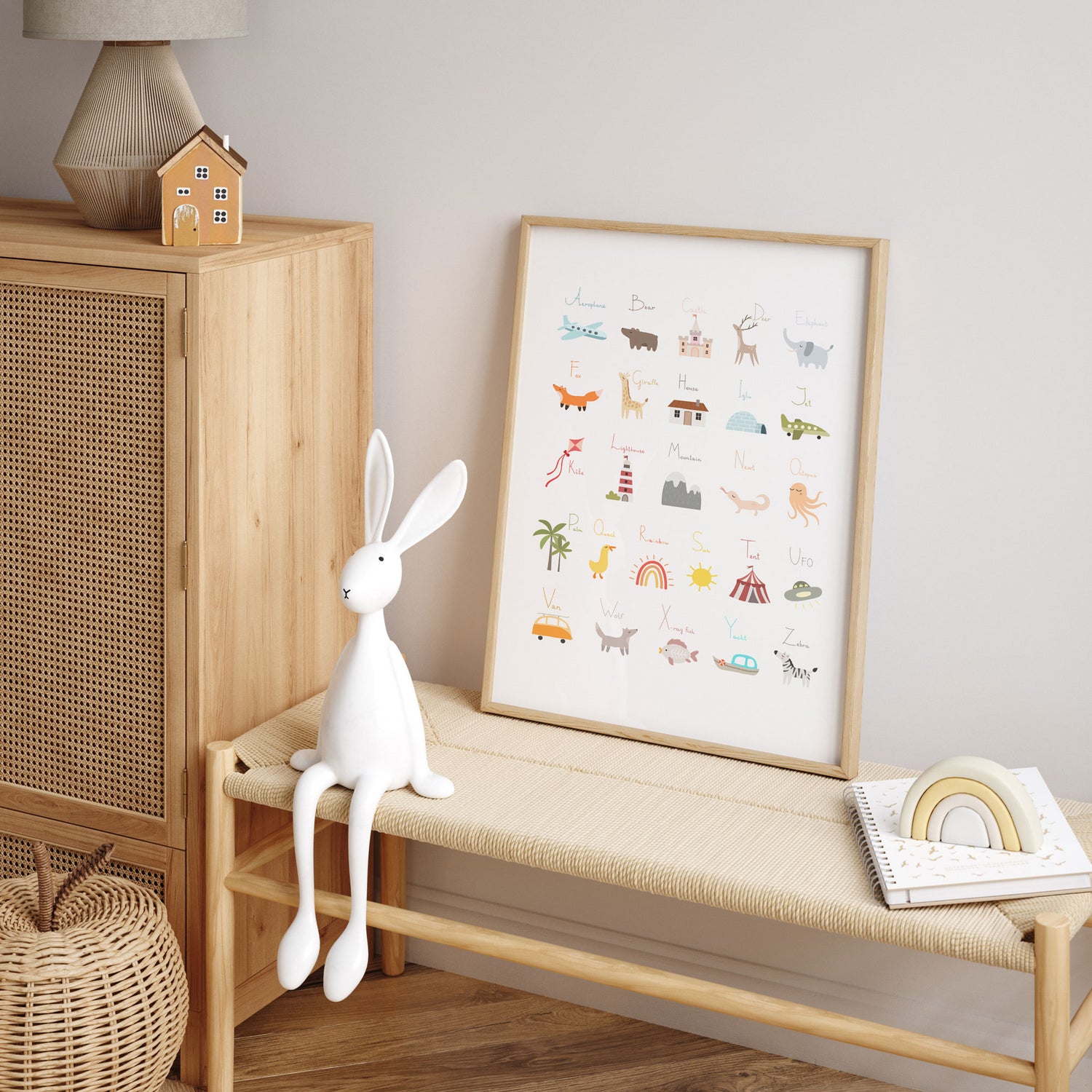 World Alphabet Print