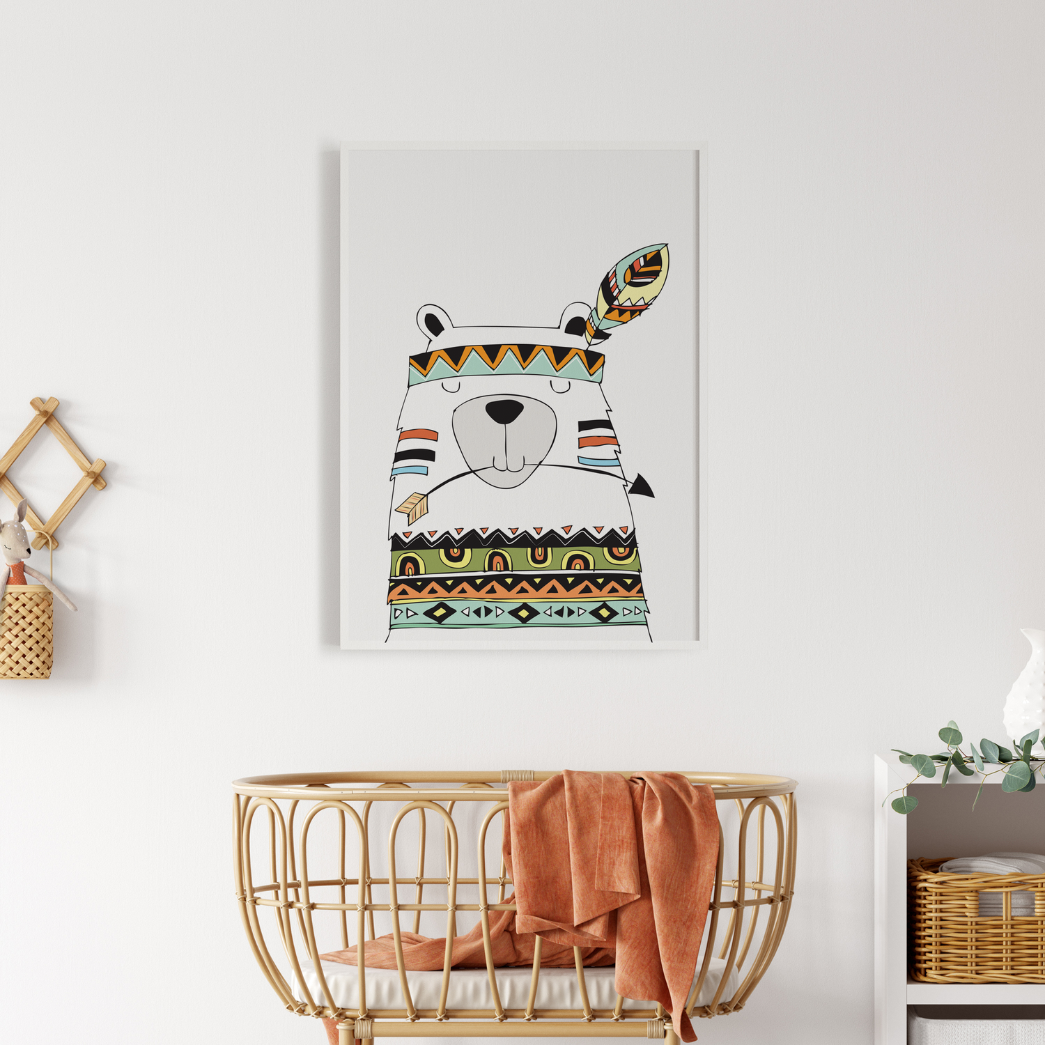 Tribal Bear Print