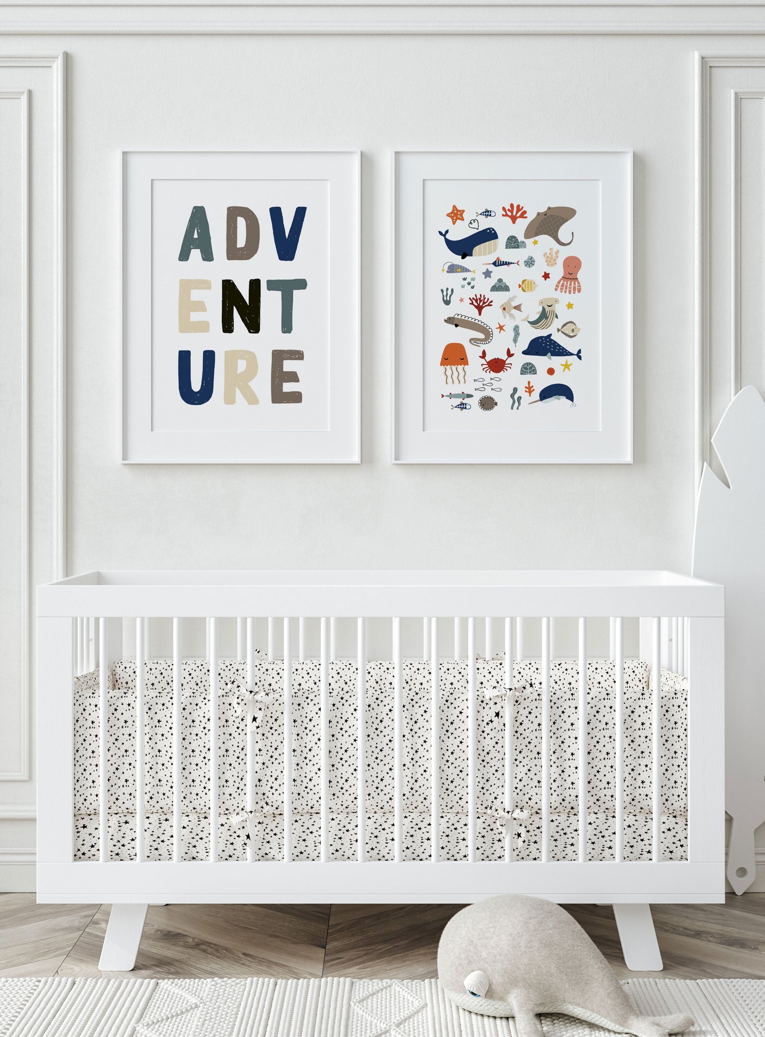 Under The Ocean Nursery Wall Art  Print