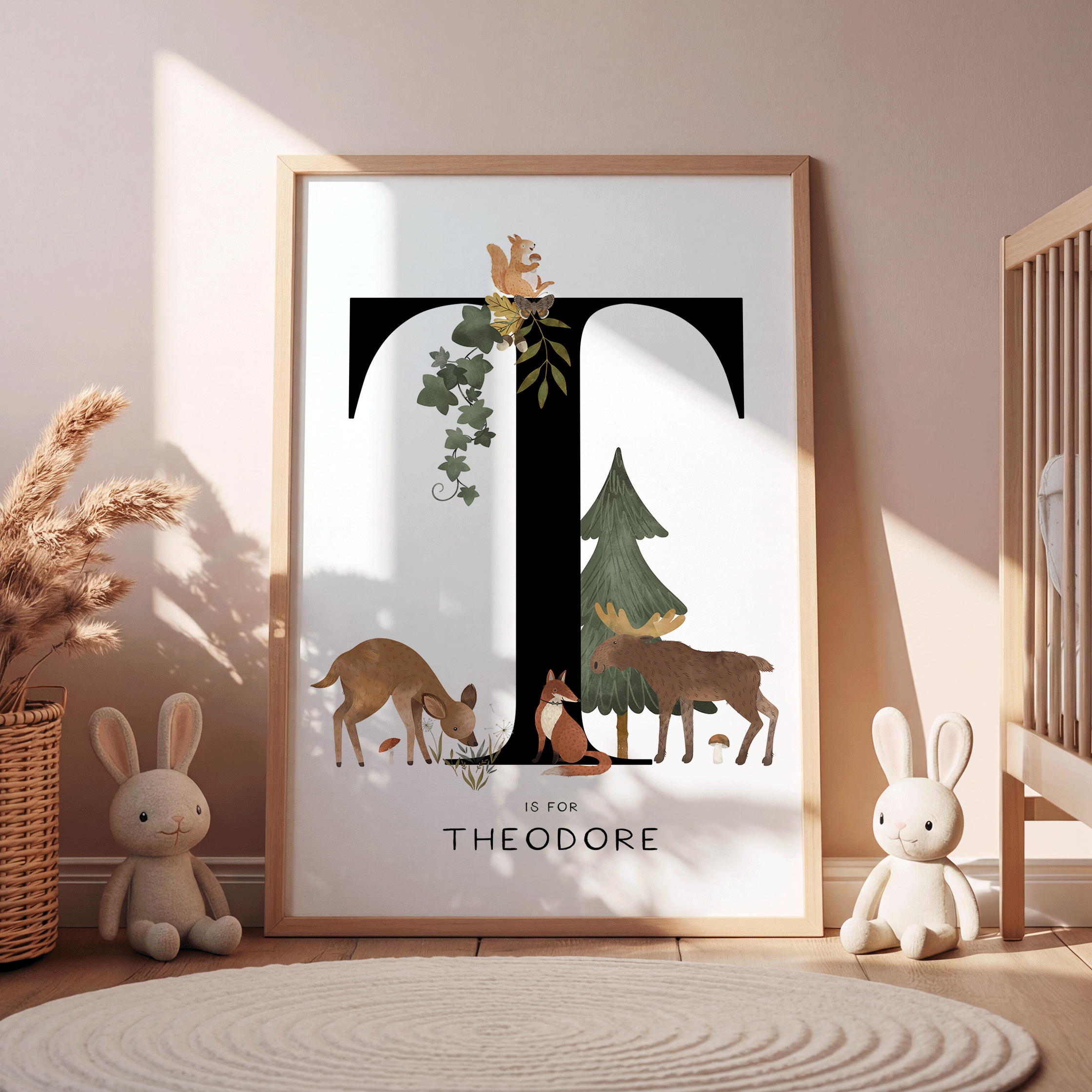 Boys Woodland Prints