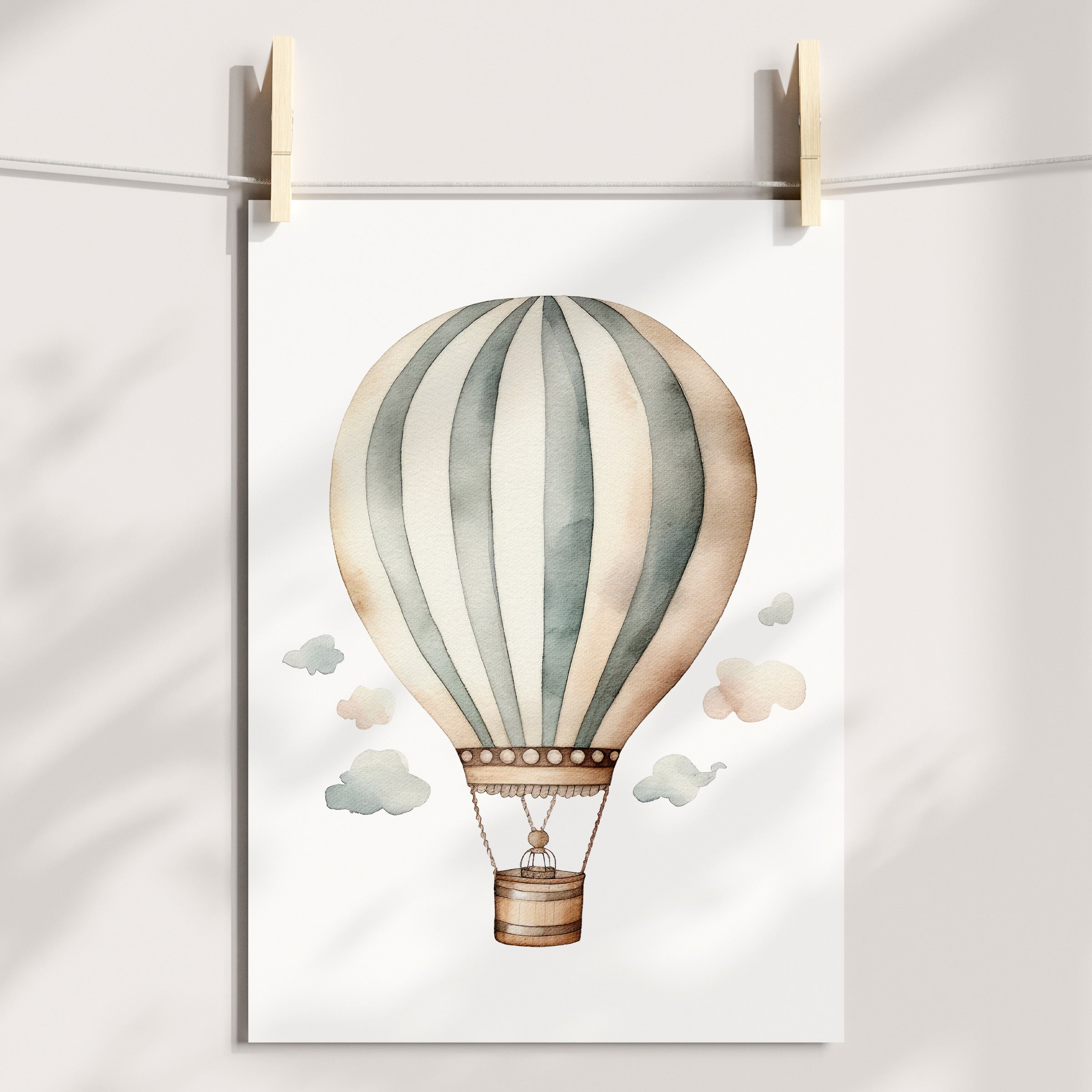 Hot Air Balloon Print