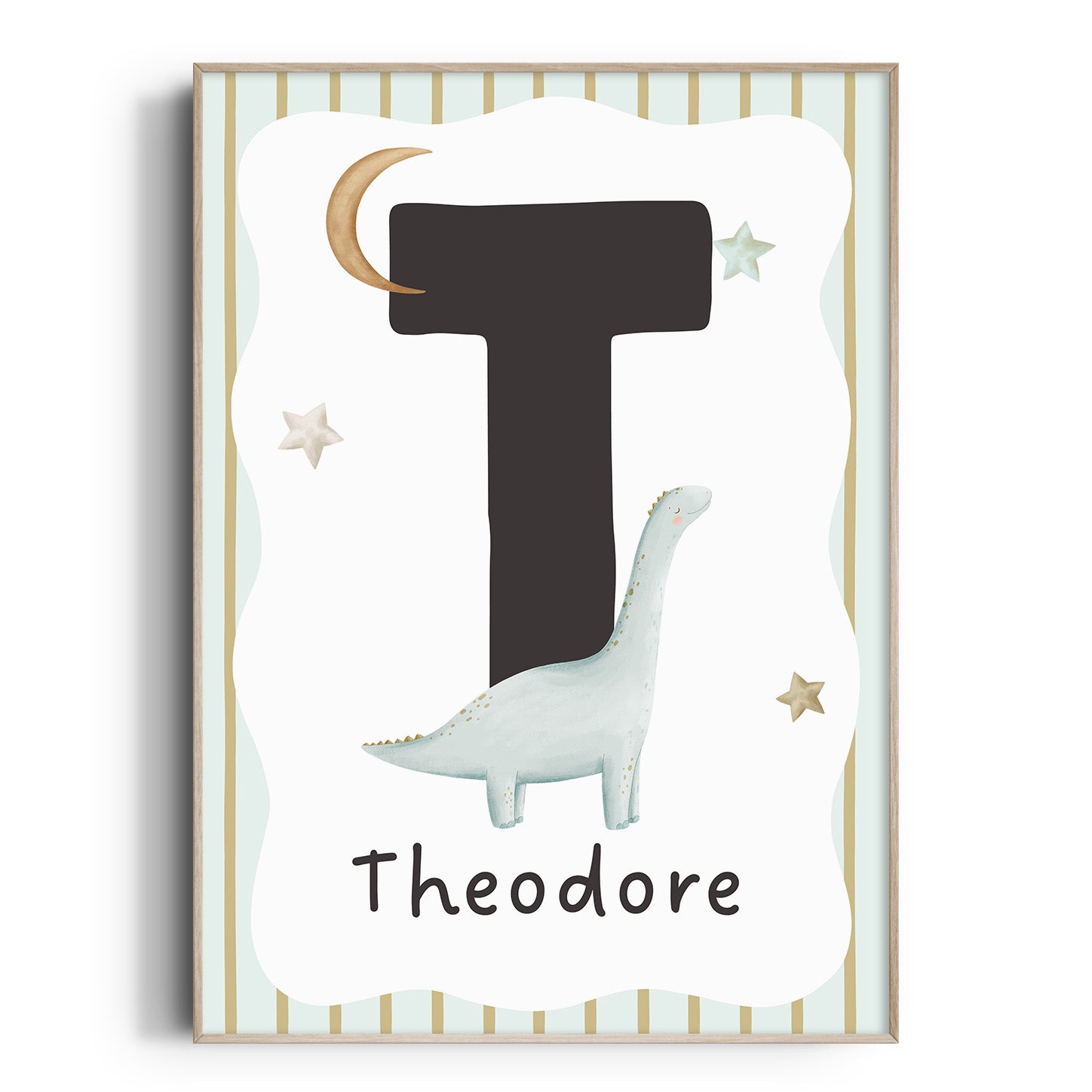 Dinosaur Letter & Name Print