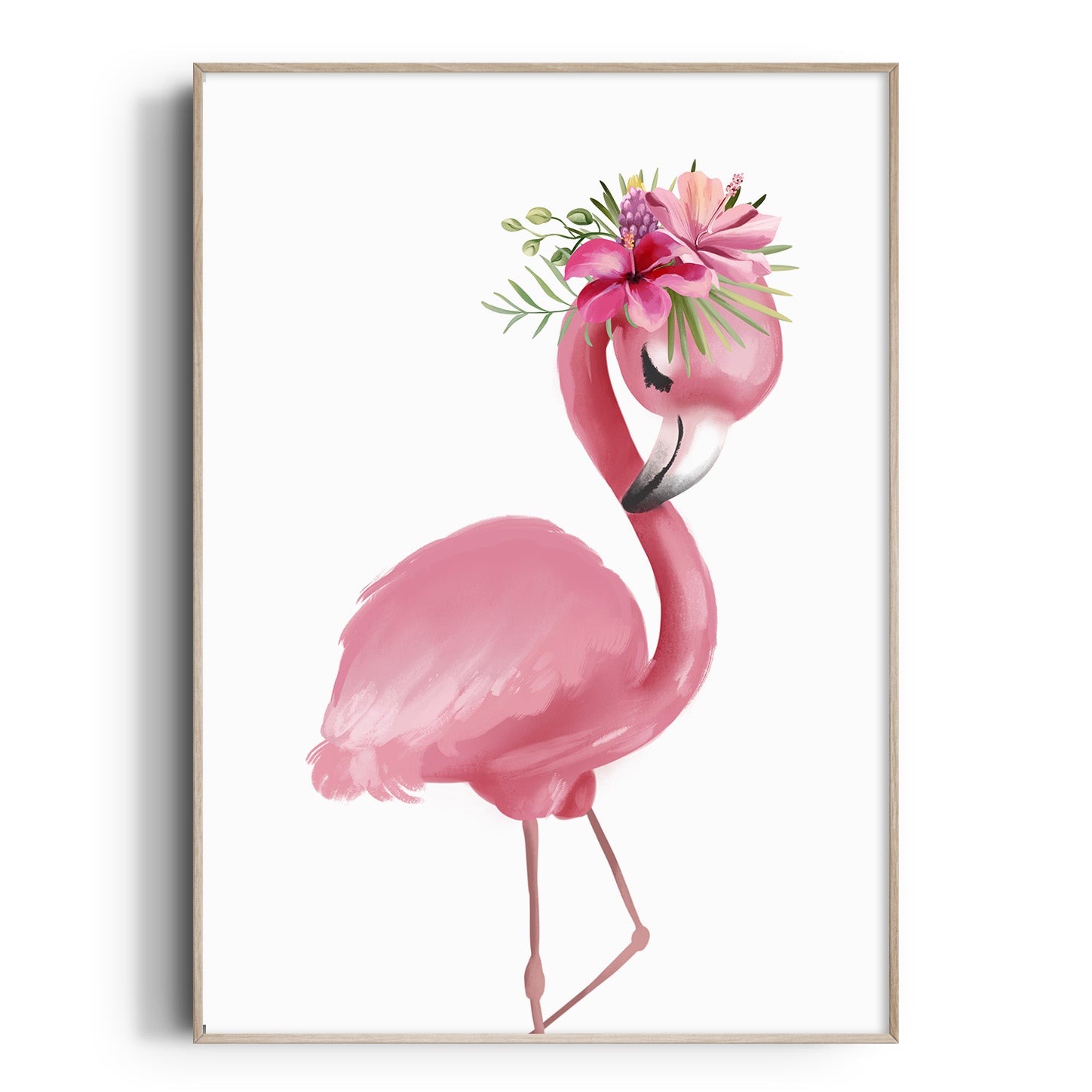 Tropical Flamingo Print
