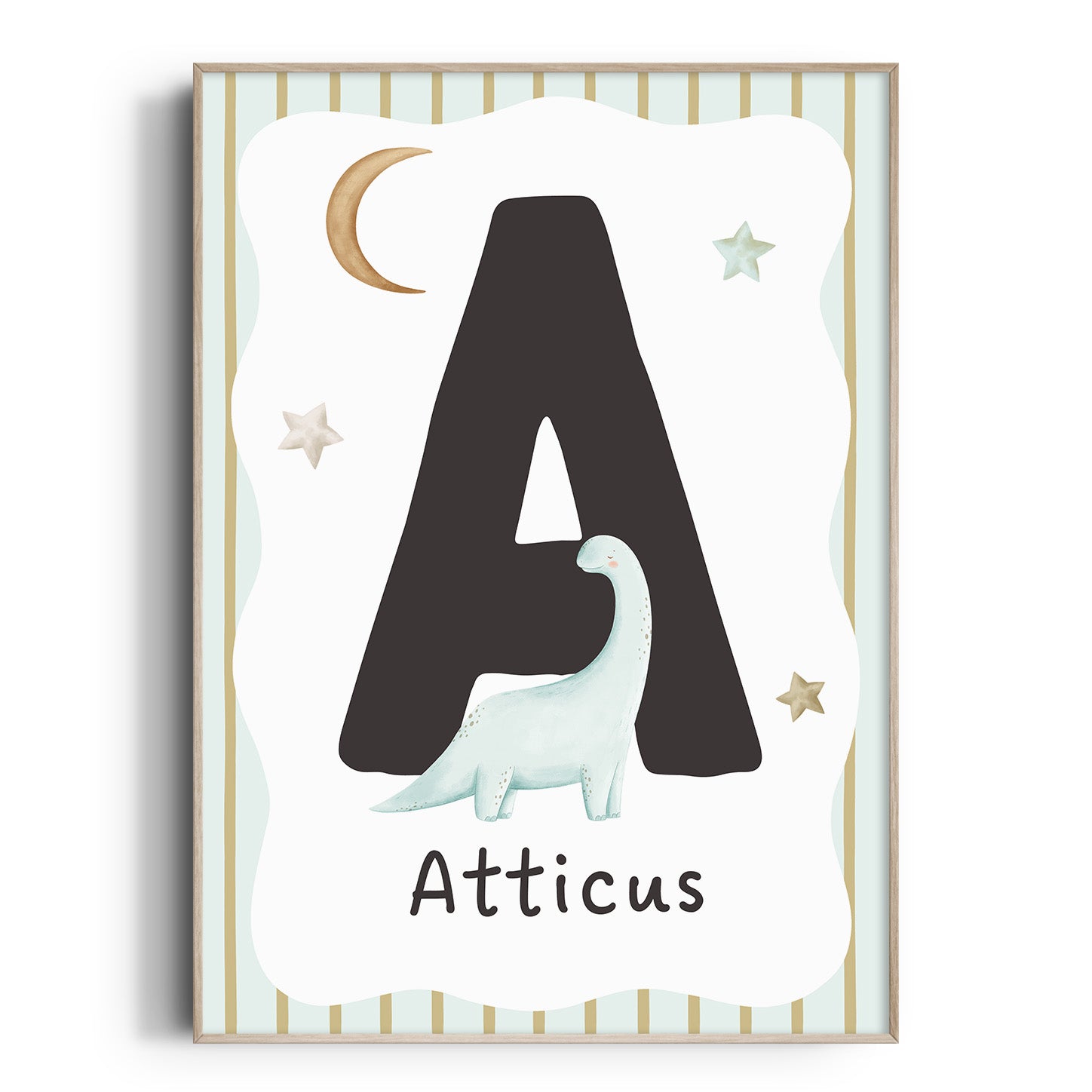 Dinosaur Letter & Name Print