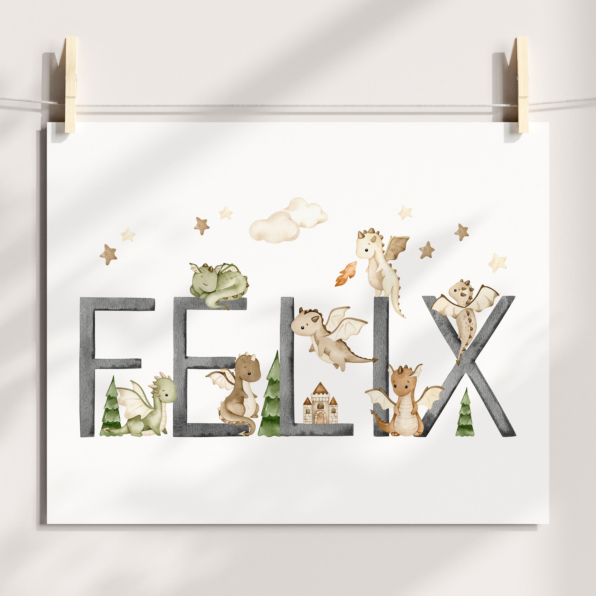 Dragon Name Print