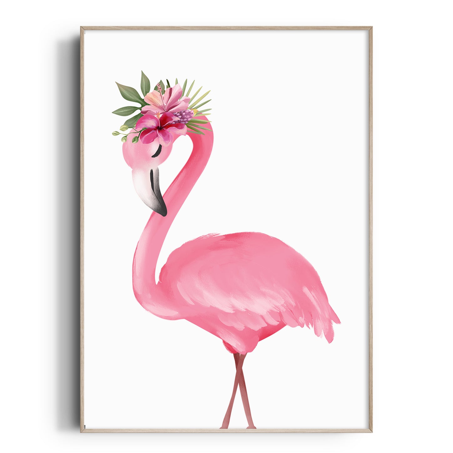 Tropical Flamingo Print