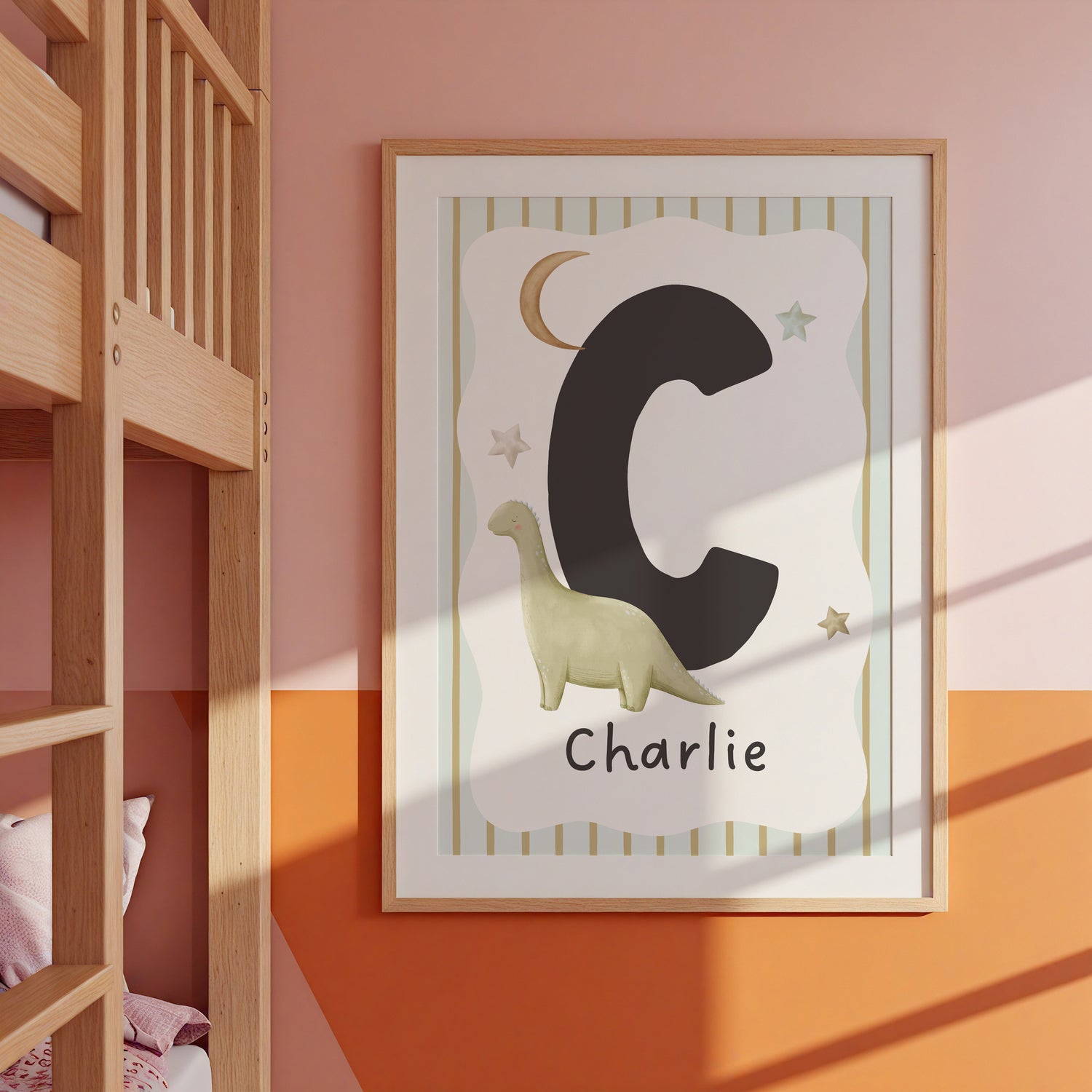 Dinosaur Letter & Name Print