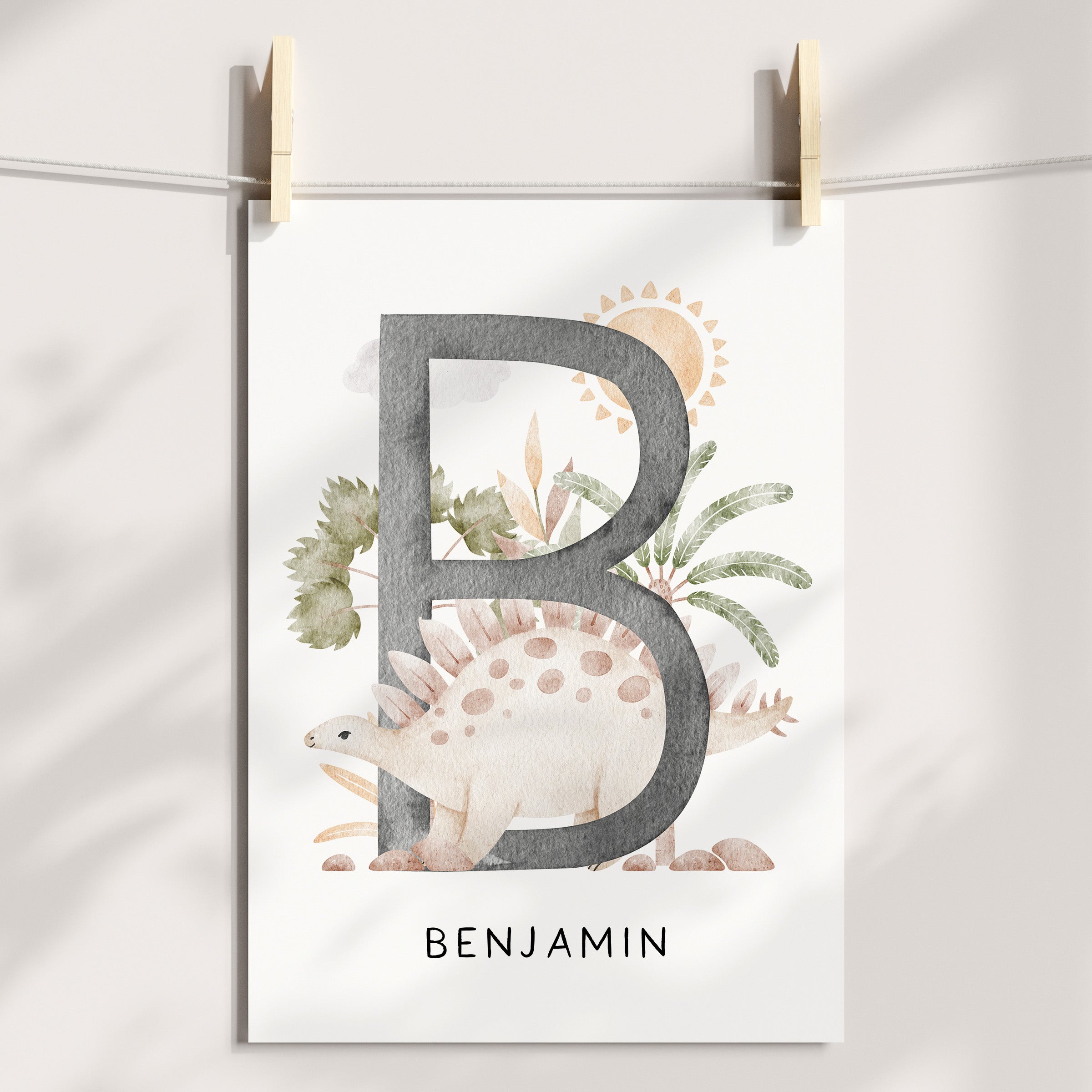Dinosaur Name, Alphabet & Chart Prints - Choose Your Dinosaur