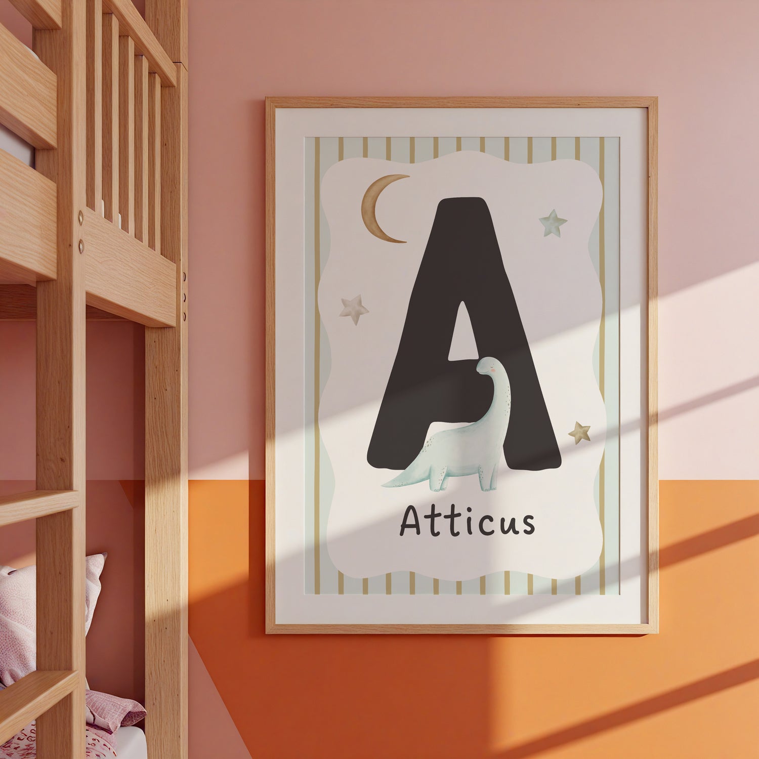 Dinosaur Letter & Name Print