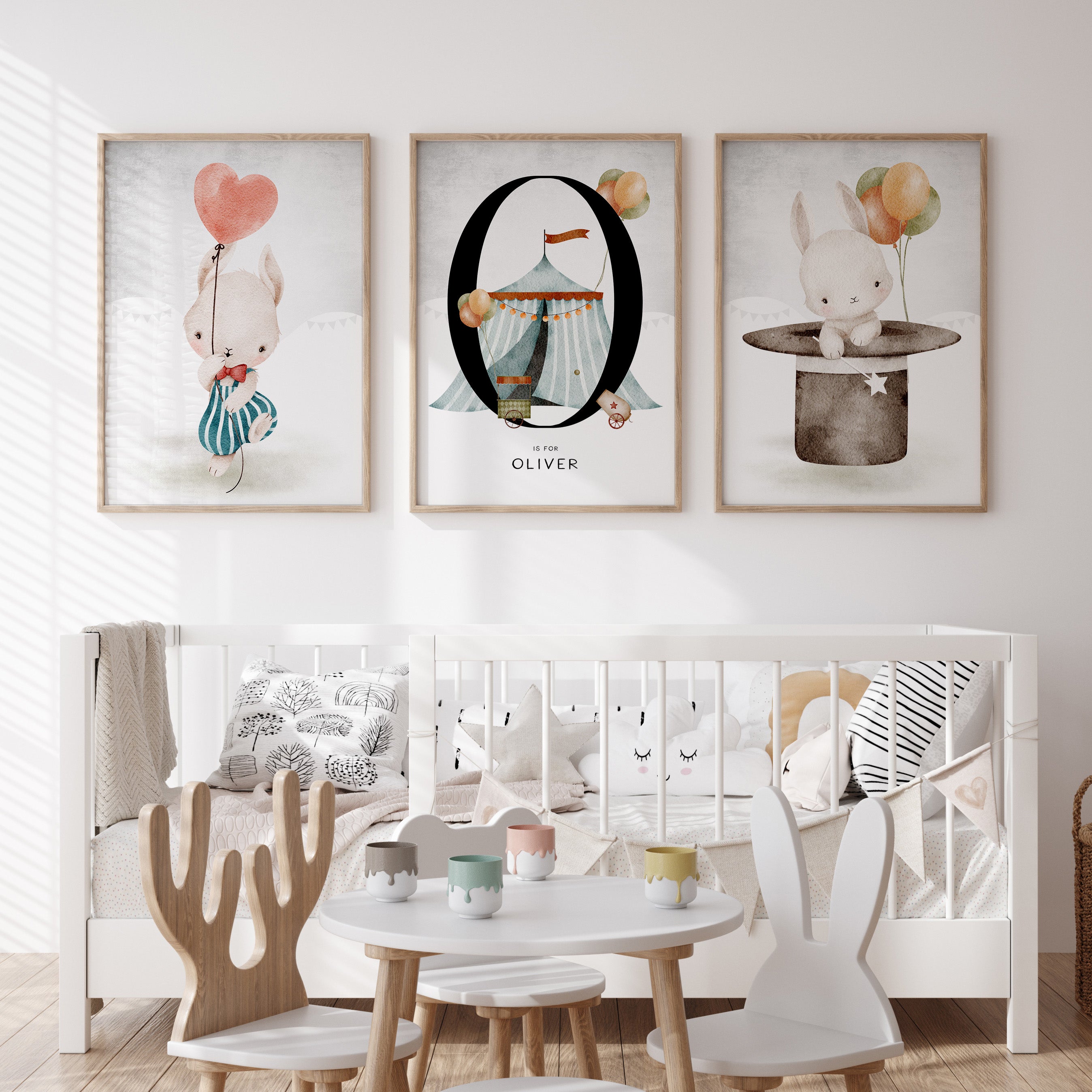 Circus Animals & Name Print - Mix & Match