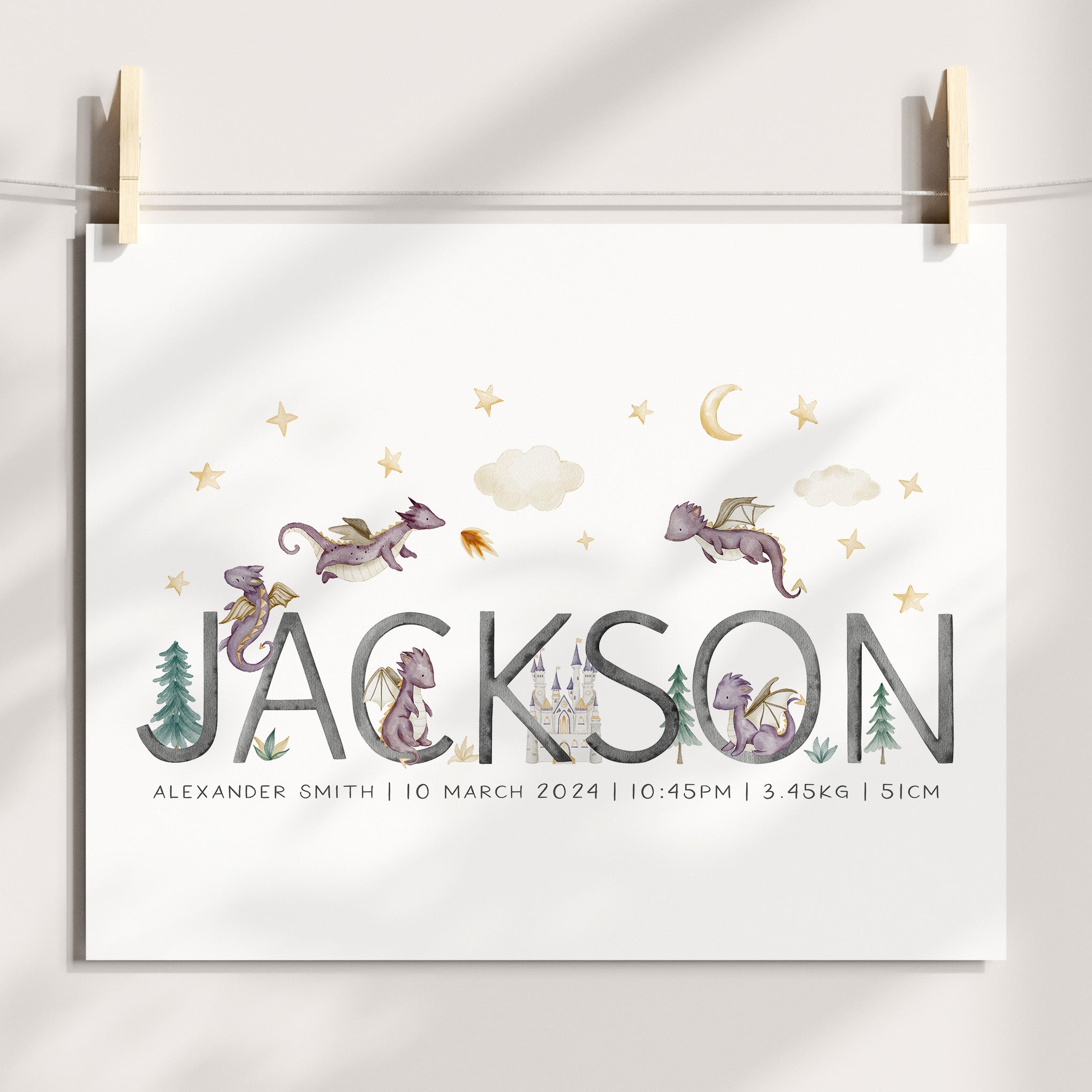 Dragon Name Print
