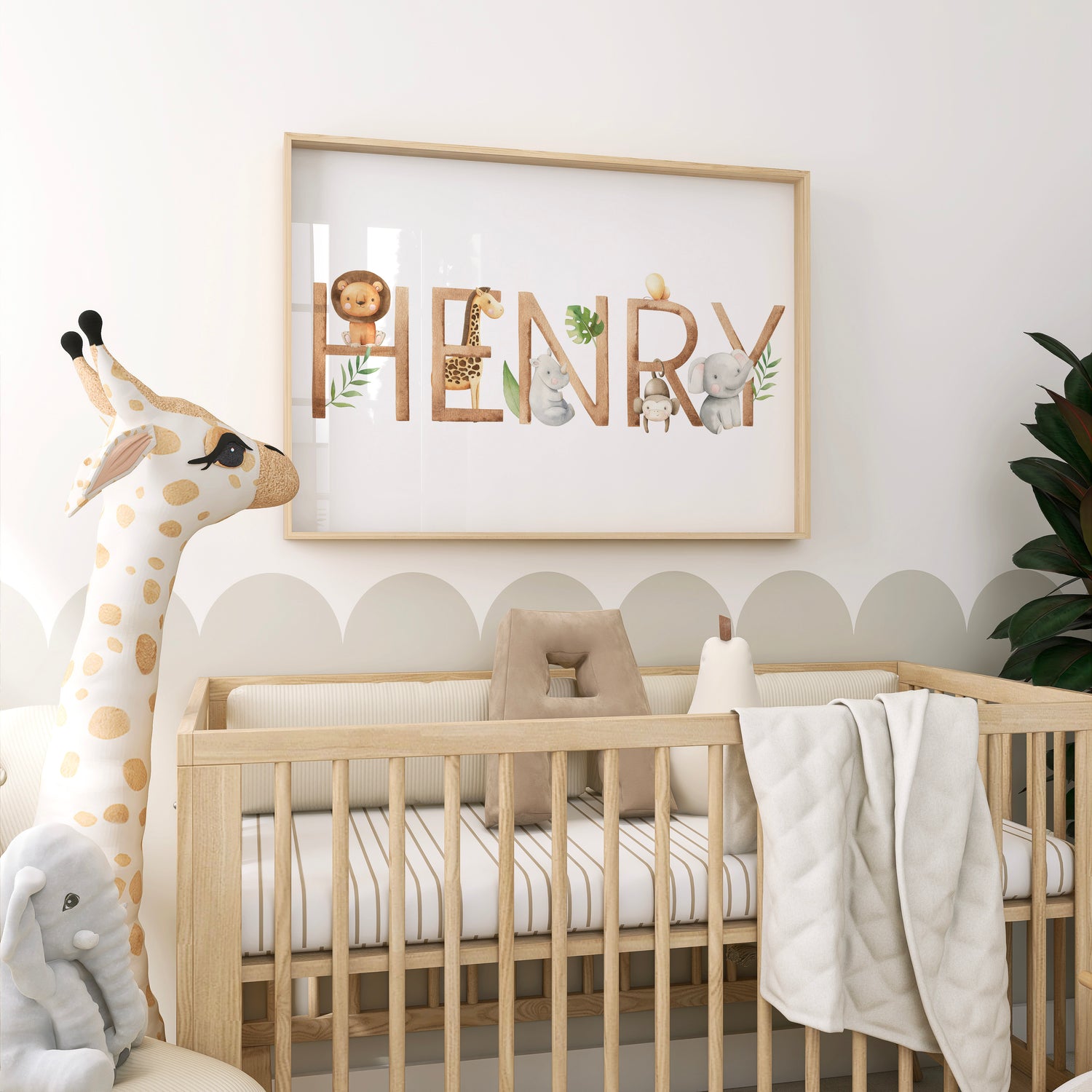 Safari Animal Name Print