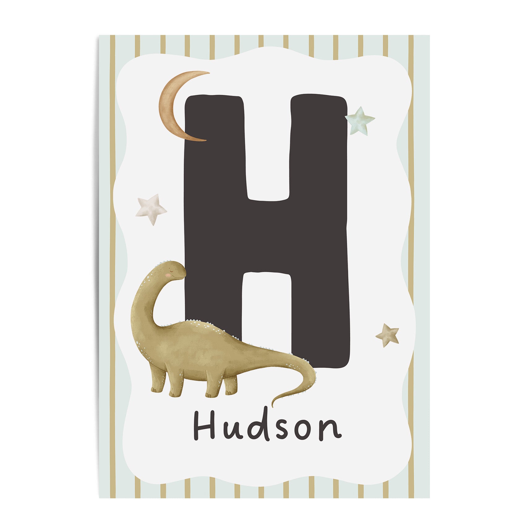 Dinosaur Letter & Name Print