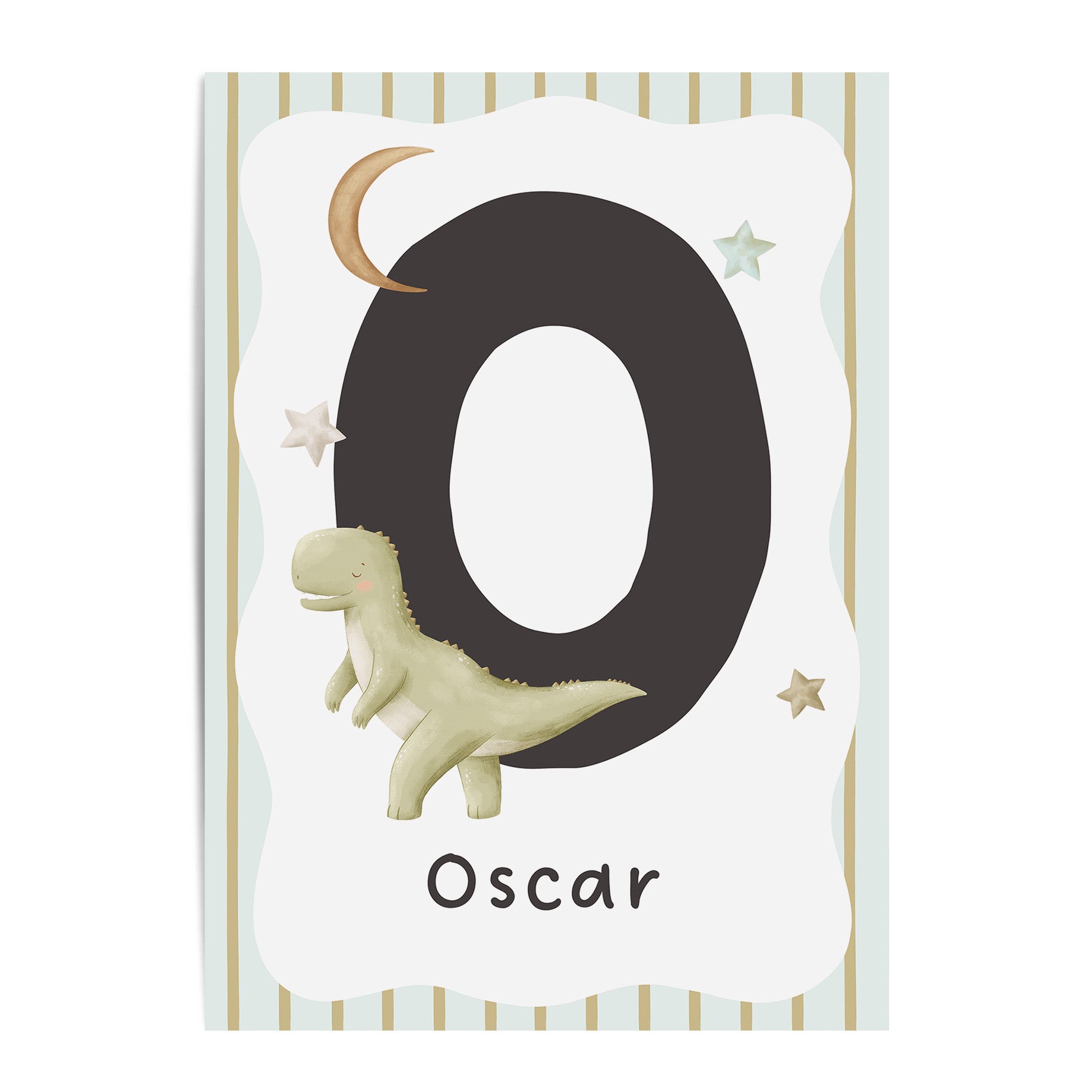 Dinosaur Letter & Name Print