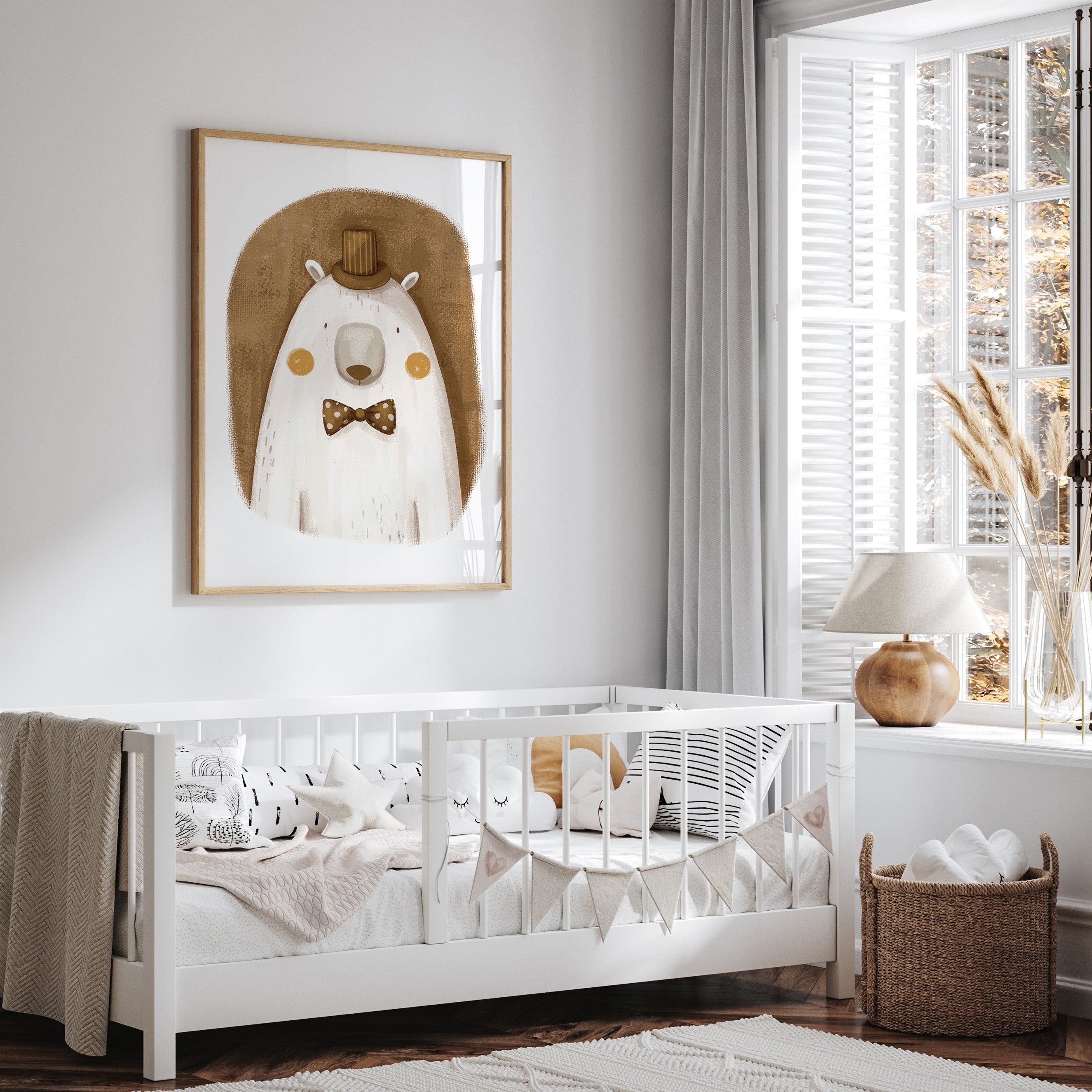 Whimsy Polar bear Print