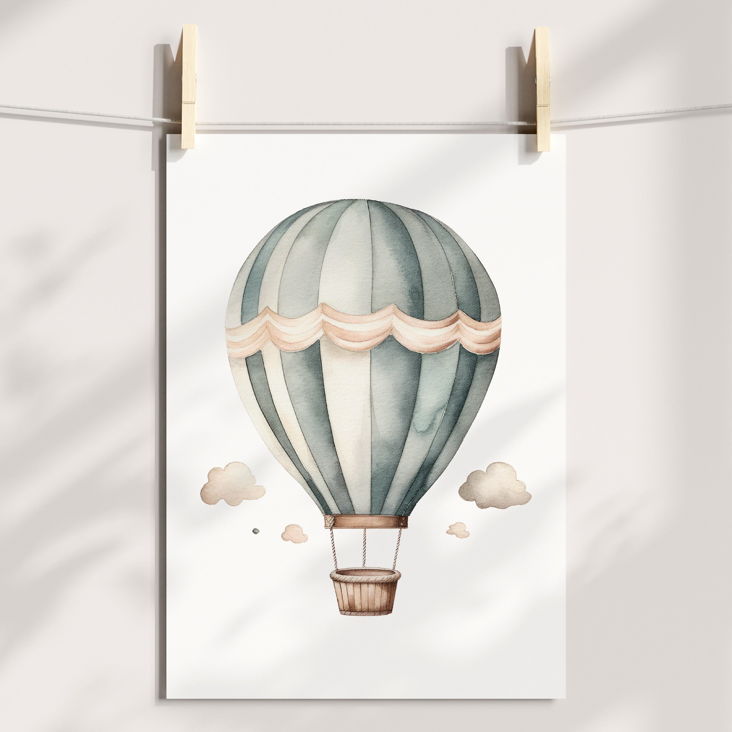 Hot Air Balloon Print
