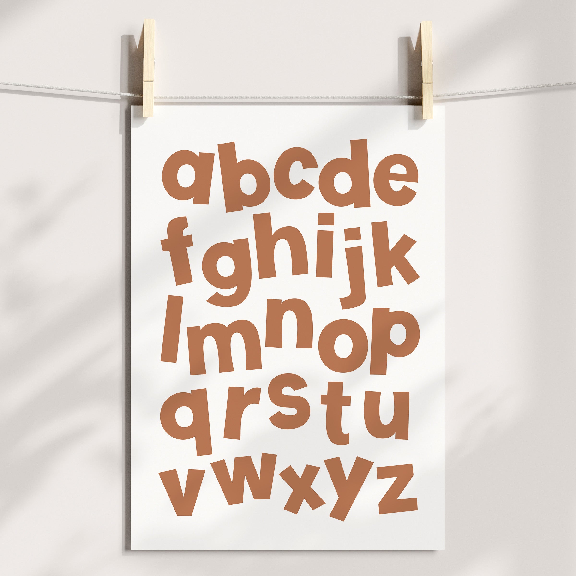 Construction Trucks & Alphabet Prints