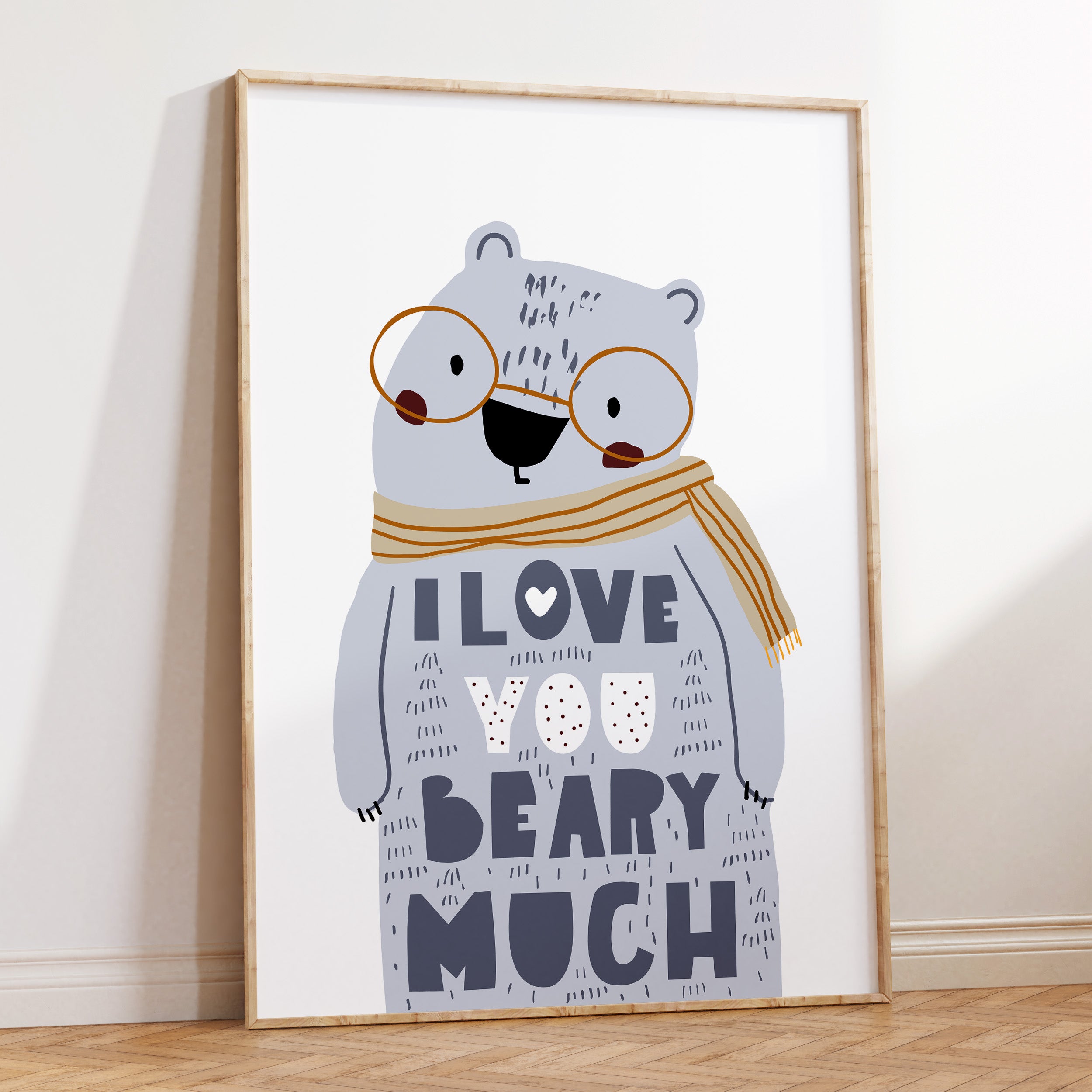 Woodland Bear Print