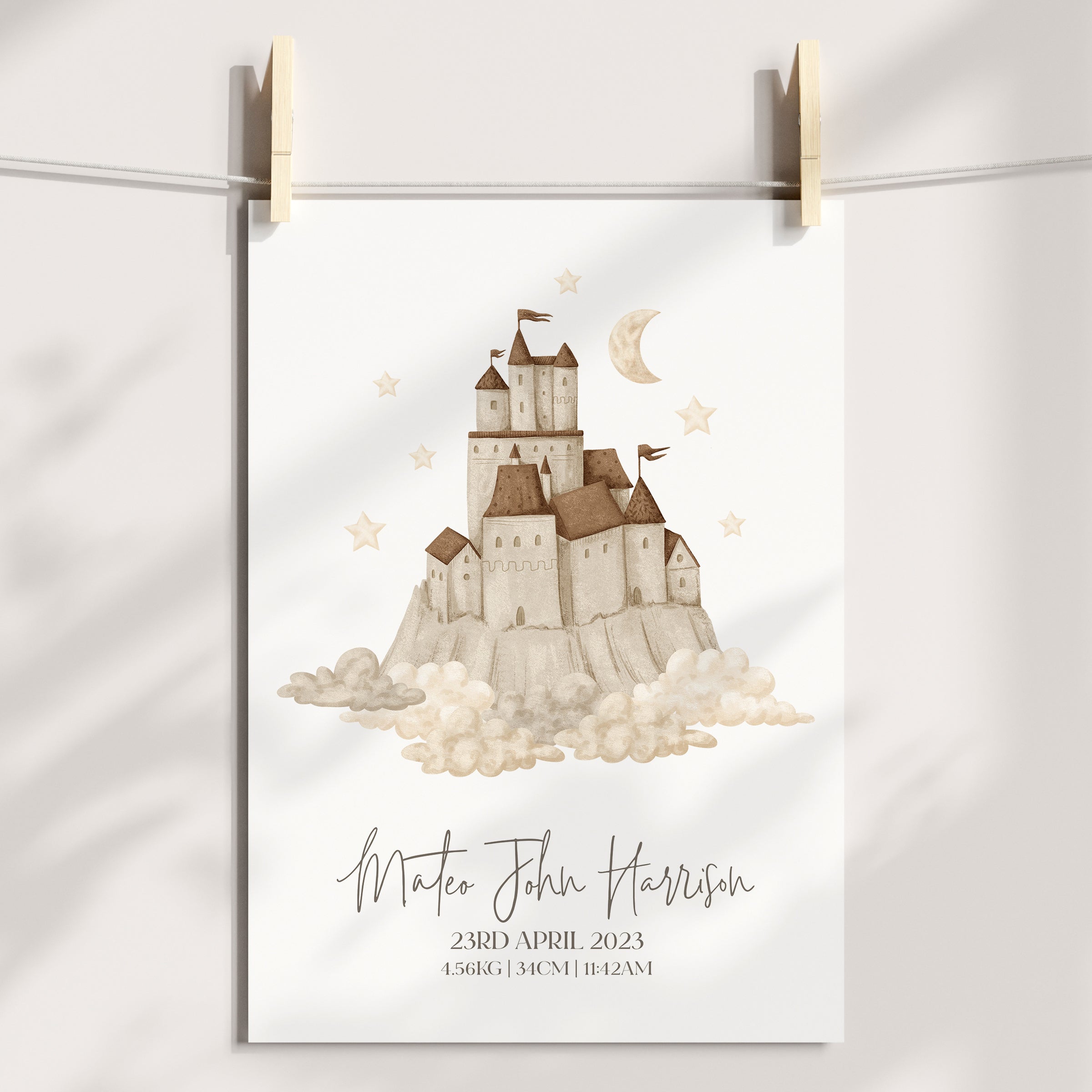 Mystic Castle Birth Print