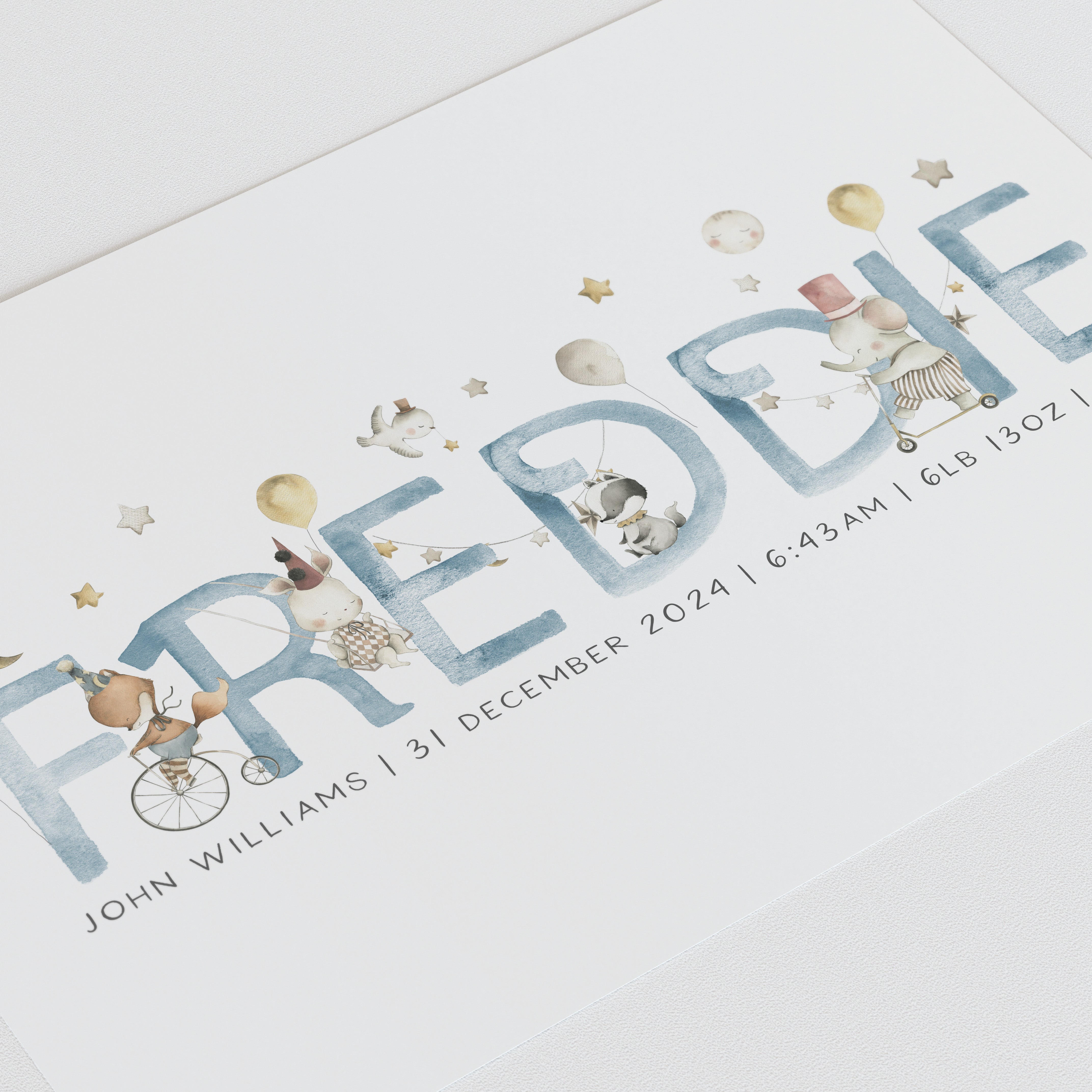 Circus Name Print