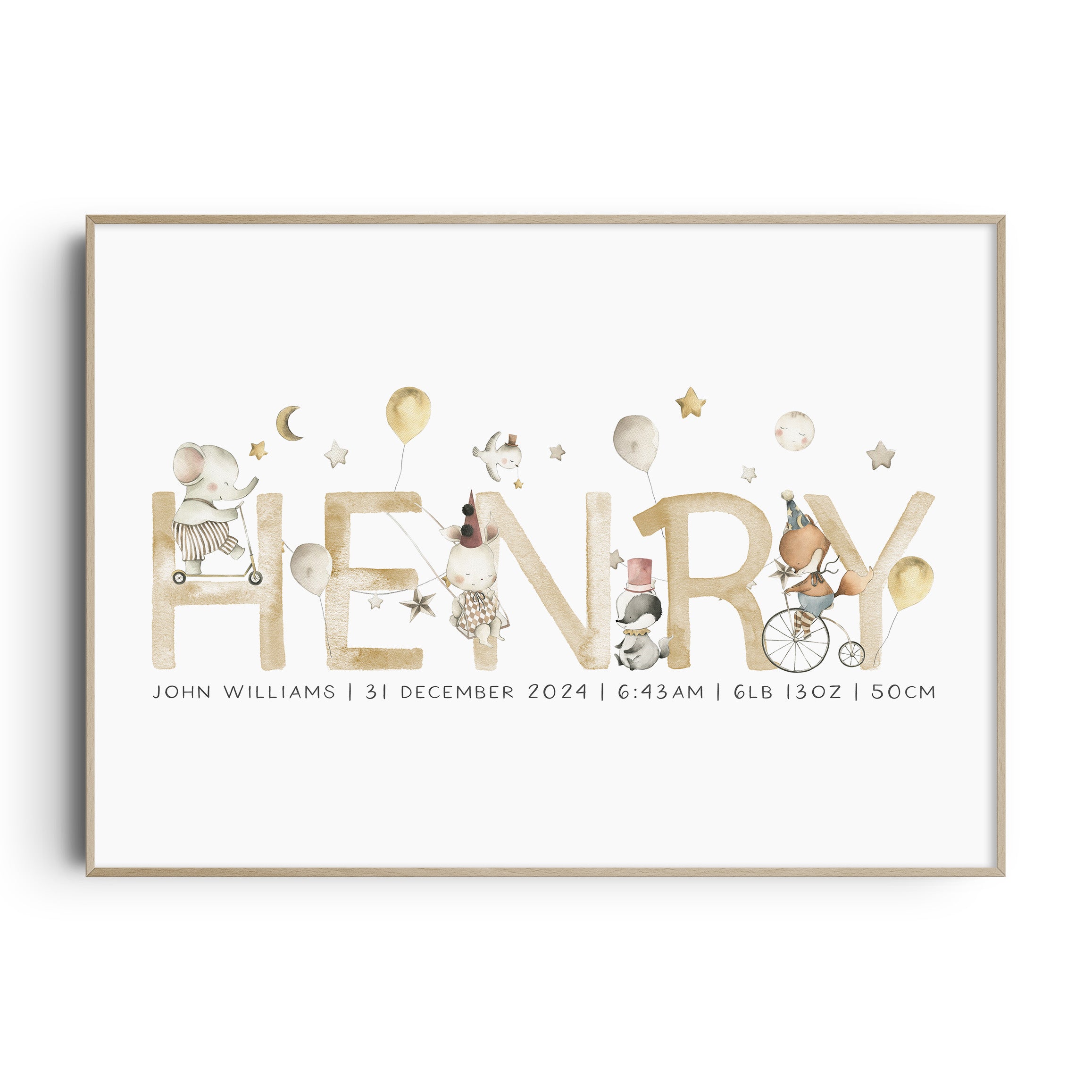 Circus Name Print