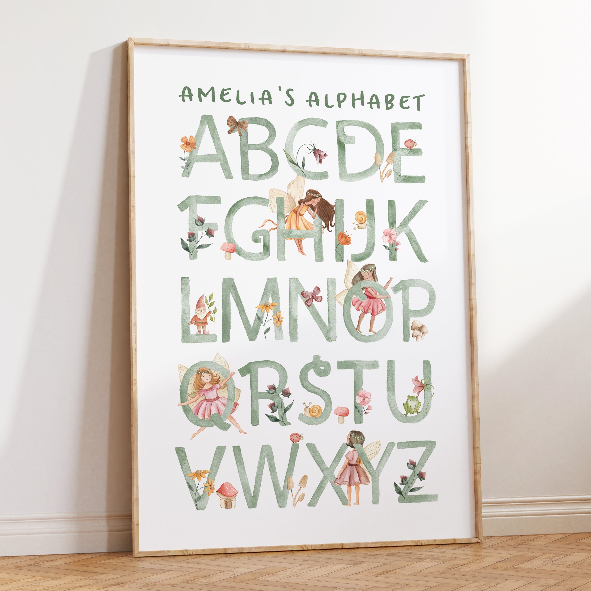 Fairy Alphabet Name Print
