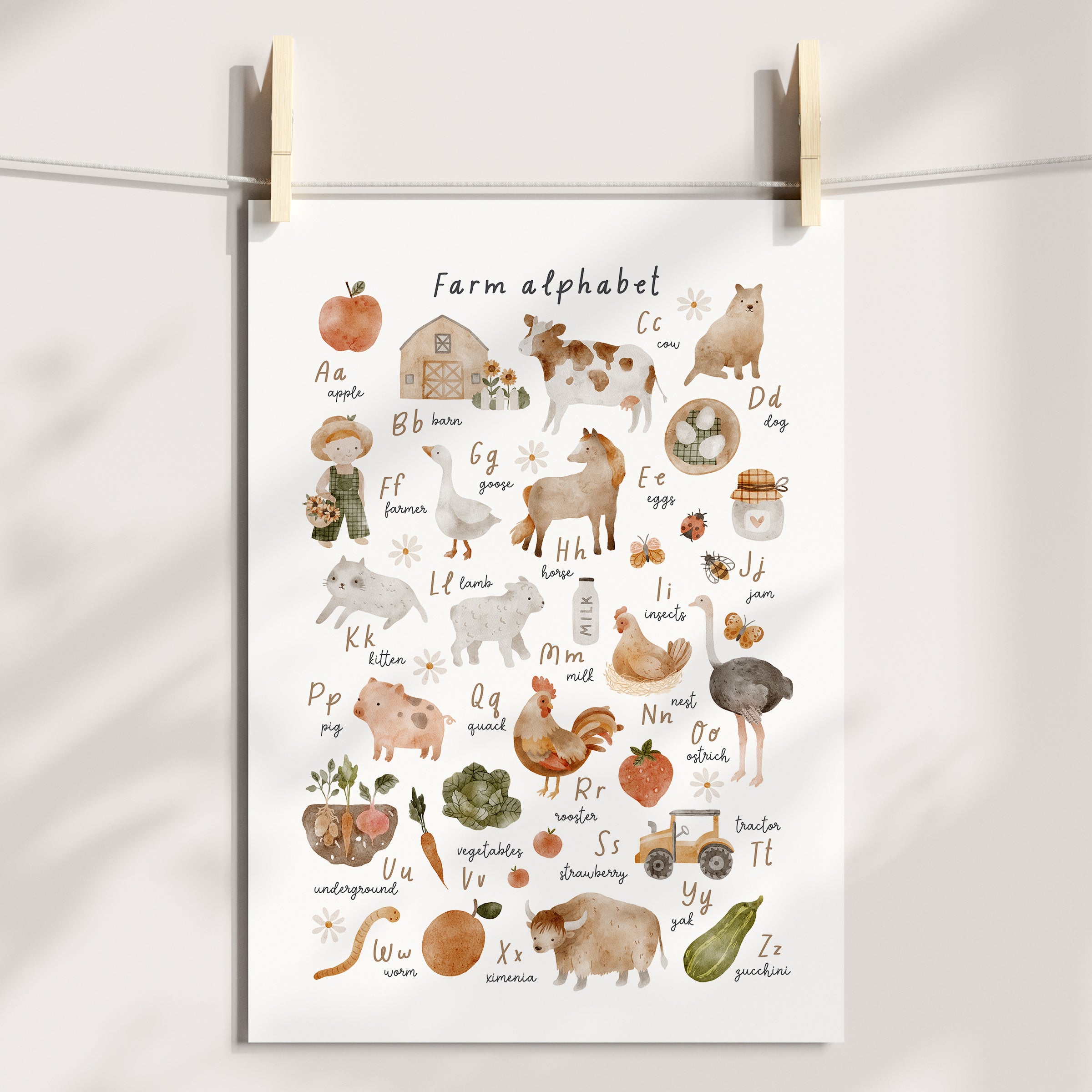 On The Farm Prints
