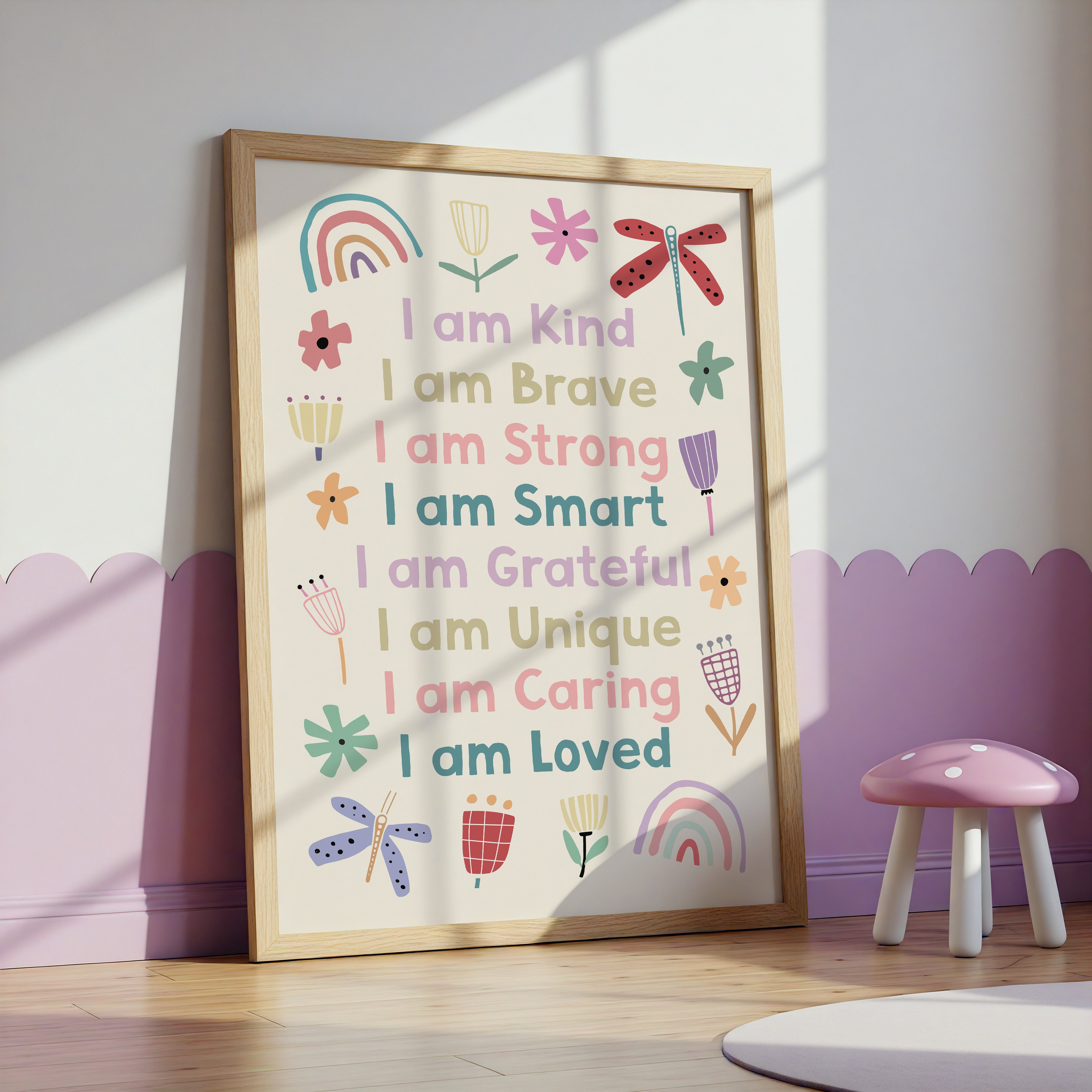 Floral Affirmations Print