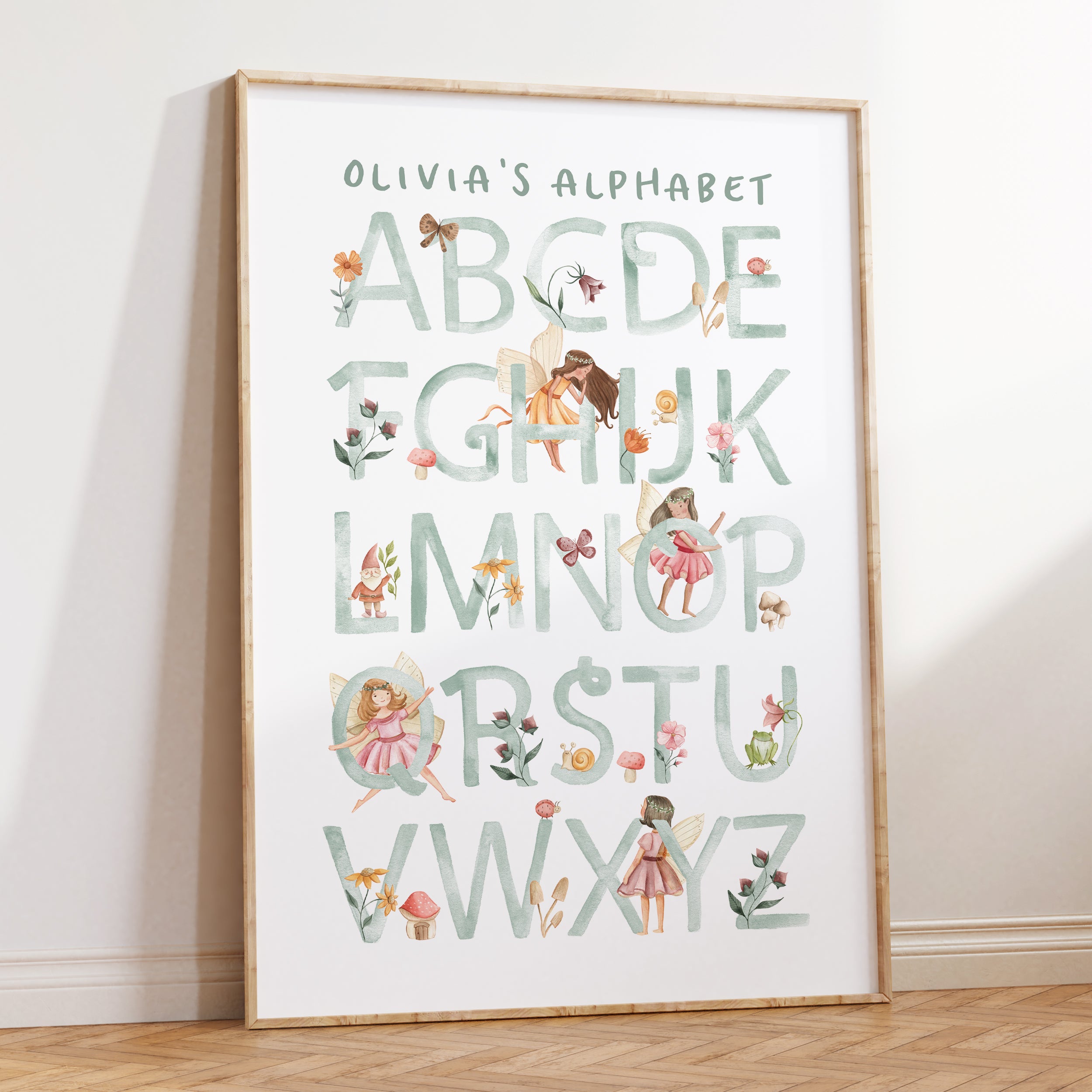 Fairy Alphabet Name Print
