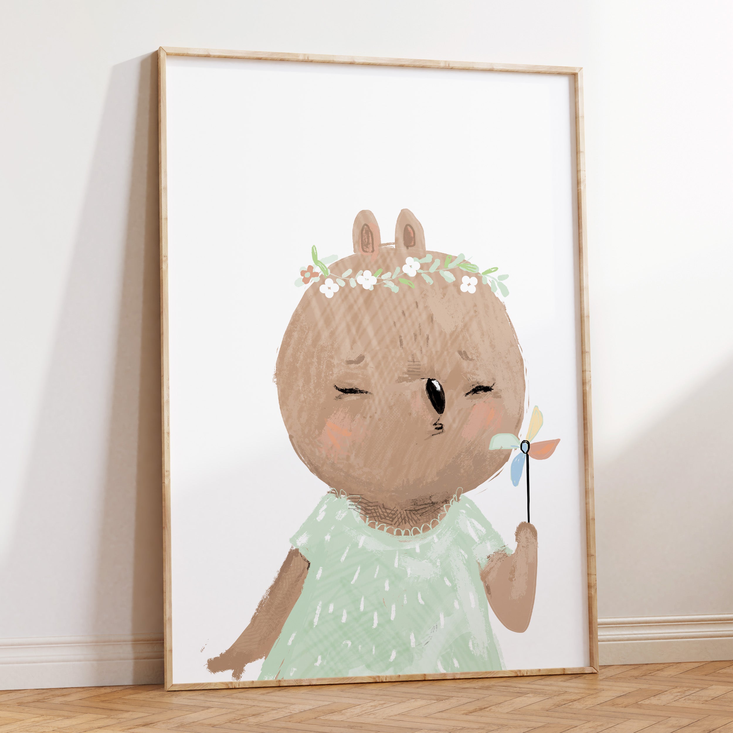 Little Miss Bear Print