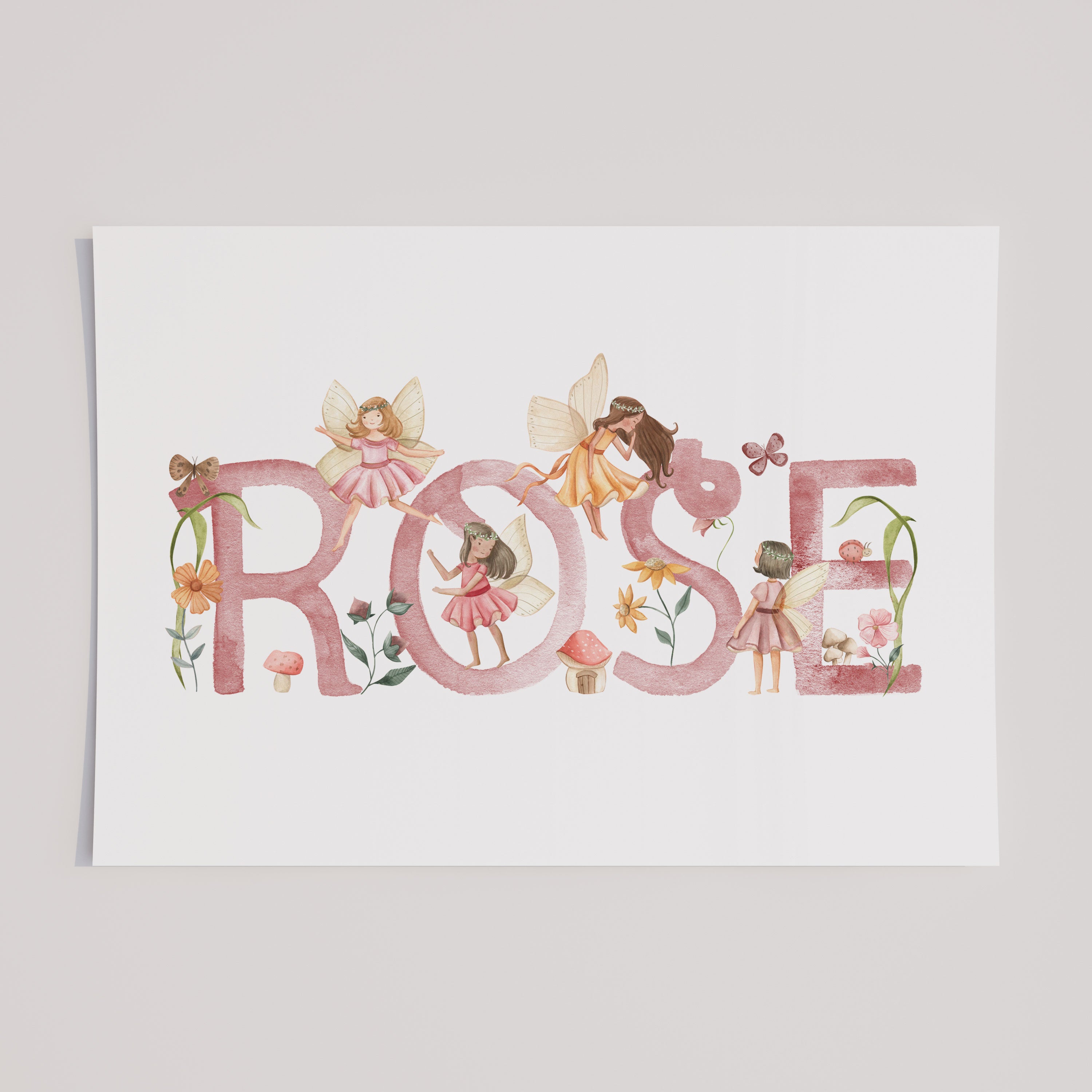 Girls Character Name Prints