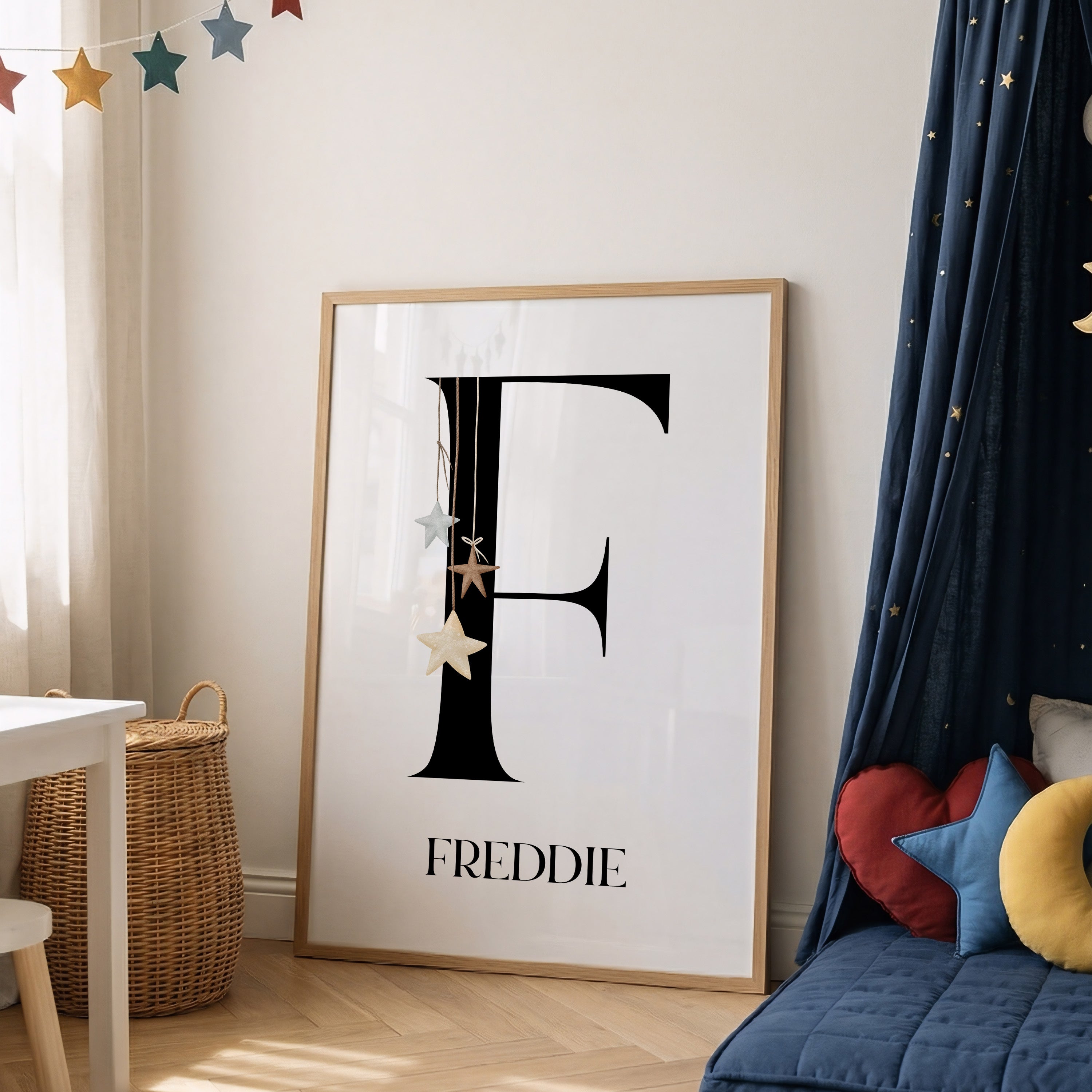 Mystic Stars Name & Initial Print
