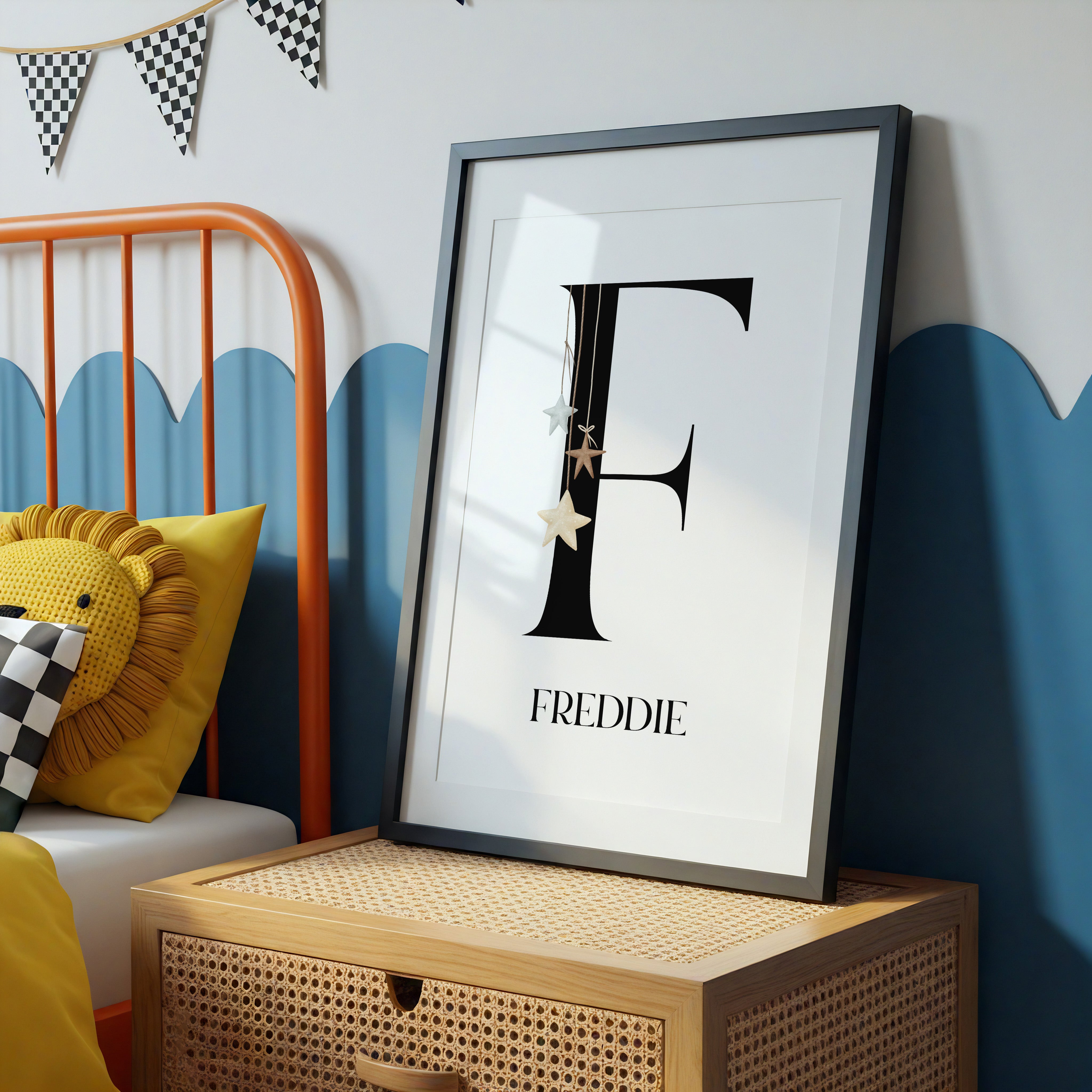 Mystic Stars Name & Initial Print