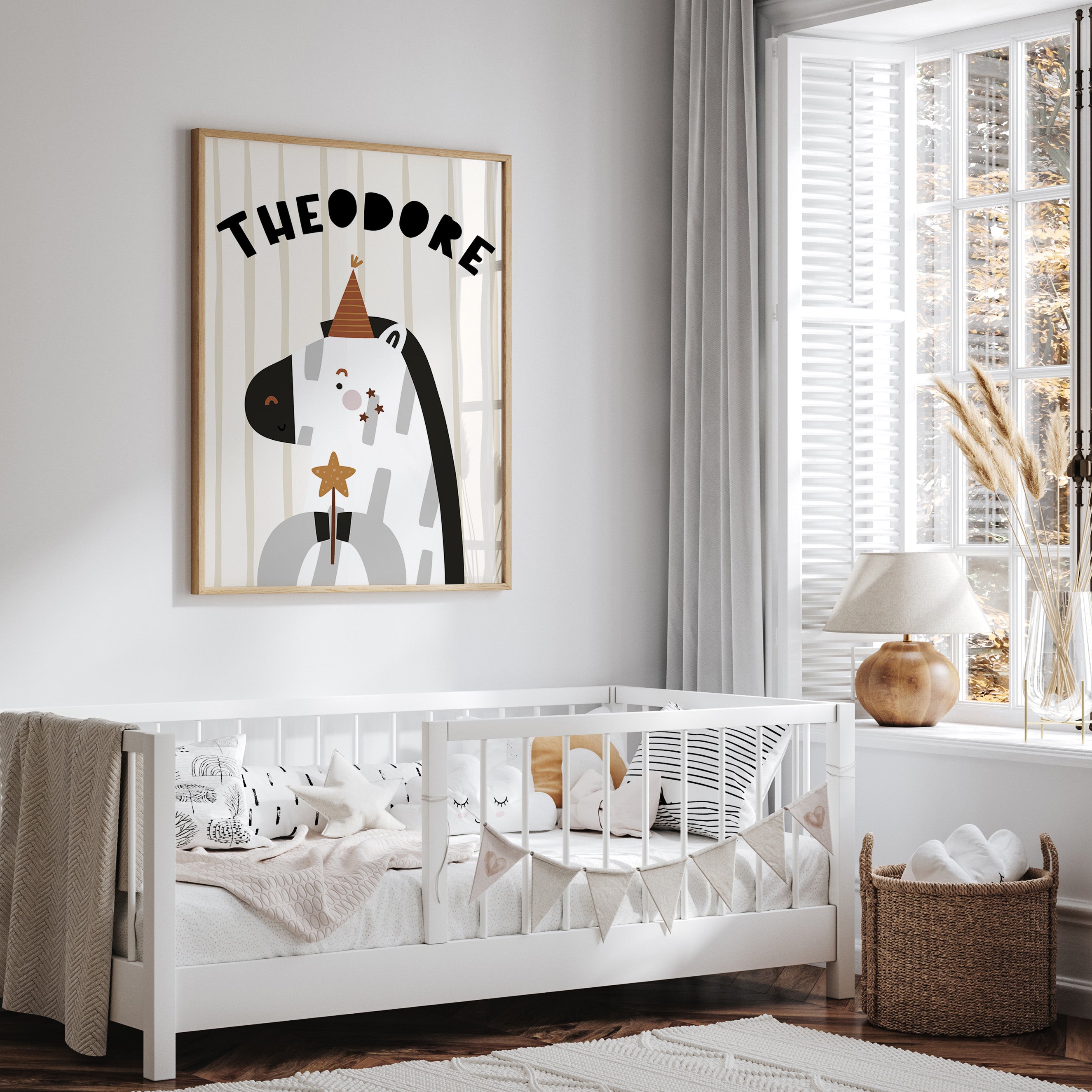 Magic Safari Animal Name Print - Zebra