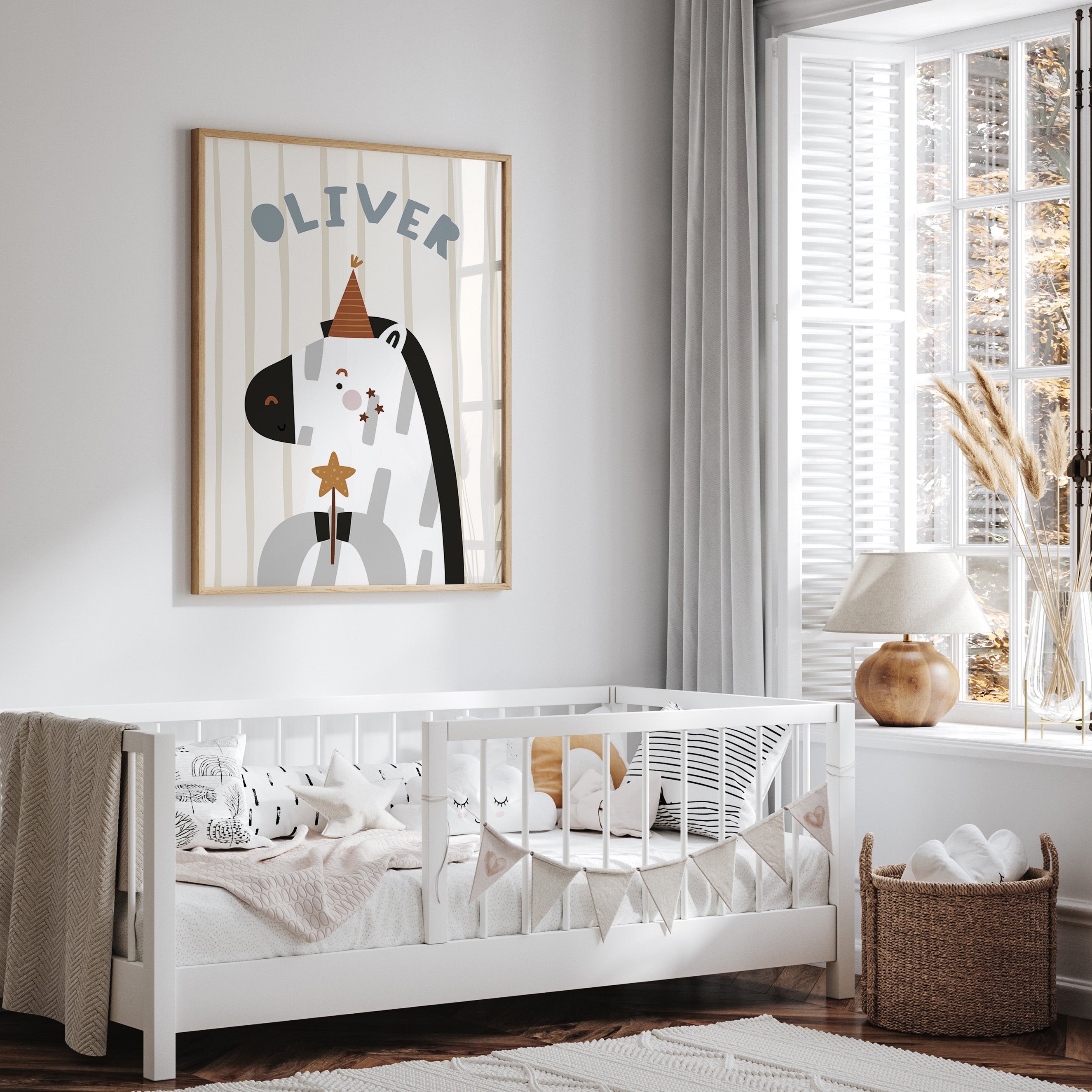 Magic Safari Animal Name Print - Zebra